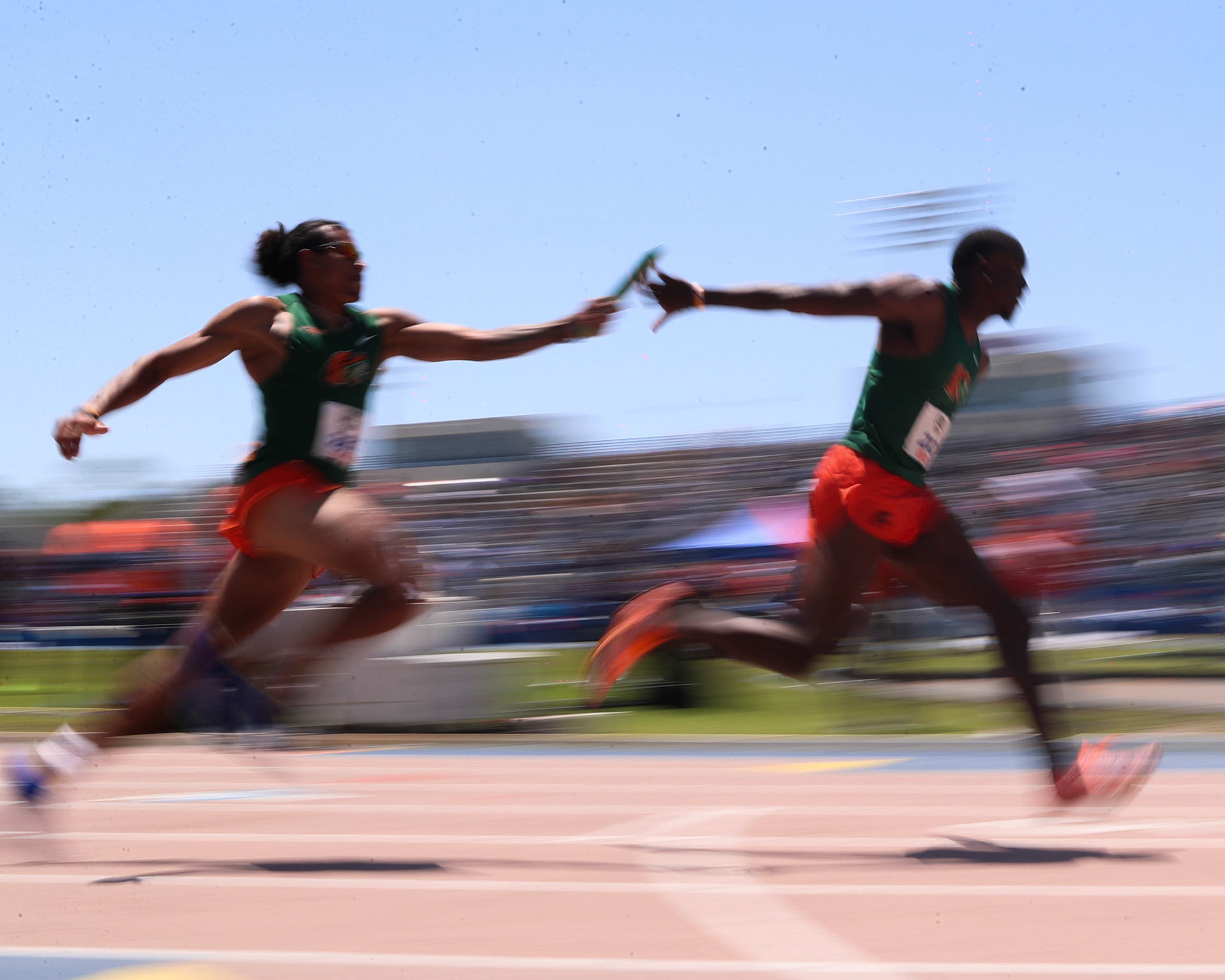 during the Tom Jones Memorial on Saturday, April 19, 2025 at Percy Beard Track at James G. Pressly Stadium in Gainesville, Fla. / UAA Communications photo by Morgan Hurd