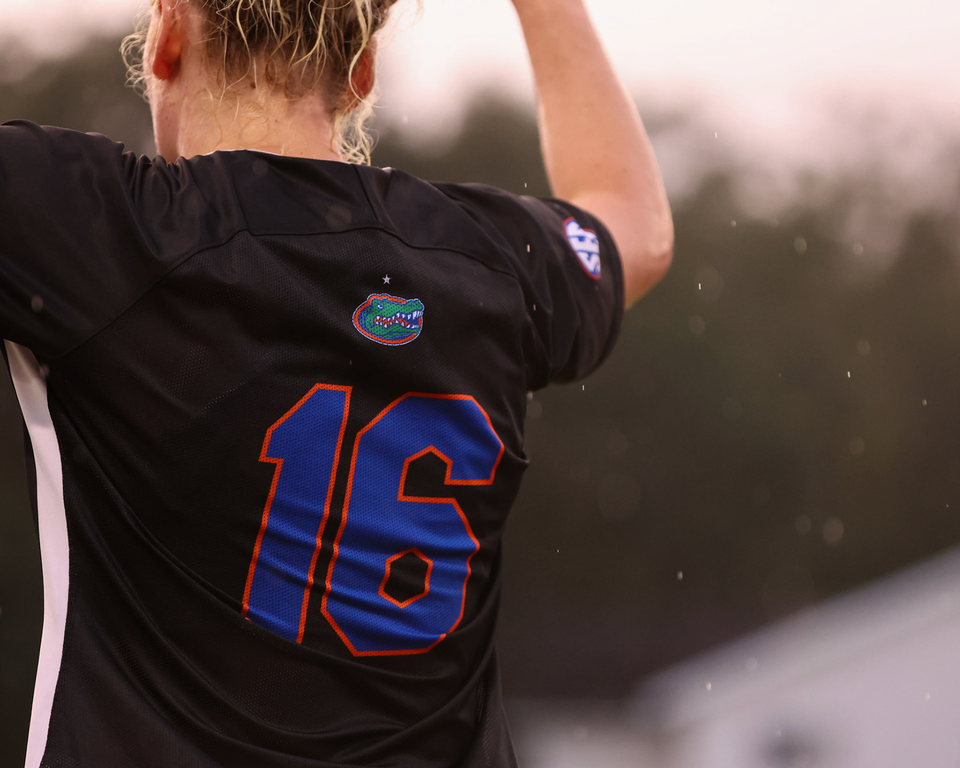 during the Gators' game against the Florida State Seminoles on Thursday, August 14, 2025 at Seminole Soccer Complex in Tallahassee, FL / UAA Communications photo by Morgan Hurd
