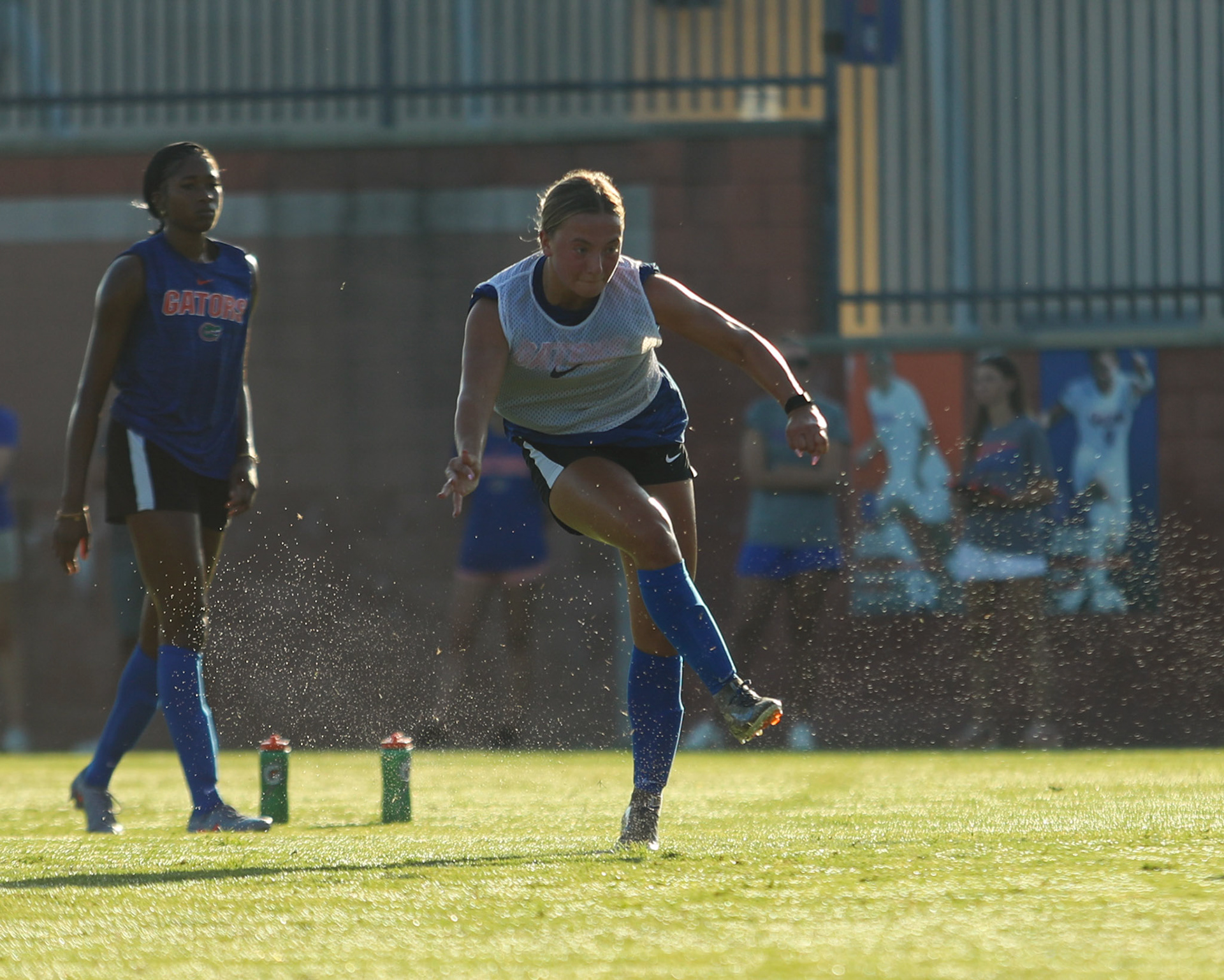 during the Gators' practice on Tuesday, July 29, 2025 at Donald R. Dizney Stadium in Gainesville, FL / UAA Communications photo by Morgan Hurd