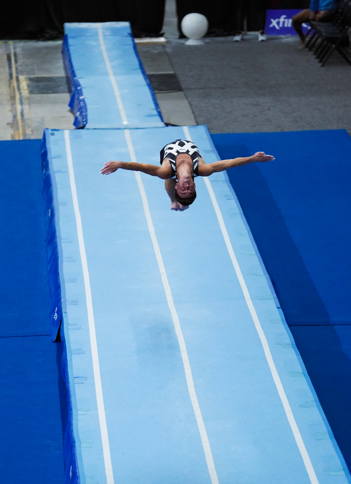 during the 2025 USA Gymnastics Gym Champs on Friday, June 20, 2025 at Amica Mutual Pavilion in Providence, RI /  photo by Morgan Hurd
