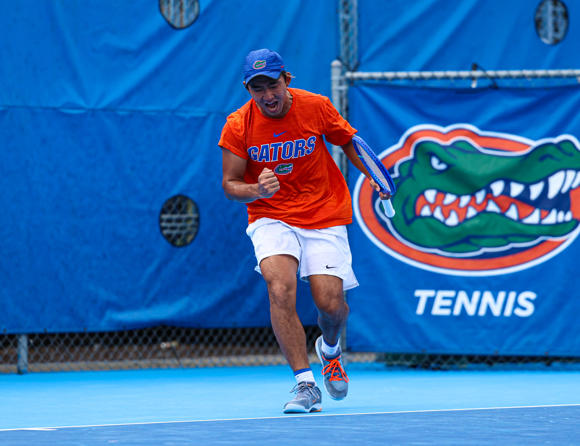during the Gators' match at the ITA Southeast Regional Championship on Thursday, October 9, 2025 at Alfred A. Ring Tennis Complex in Gainesville, FL / UAA Communications photo by Morgan Hurd