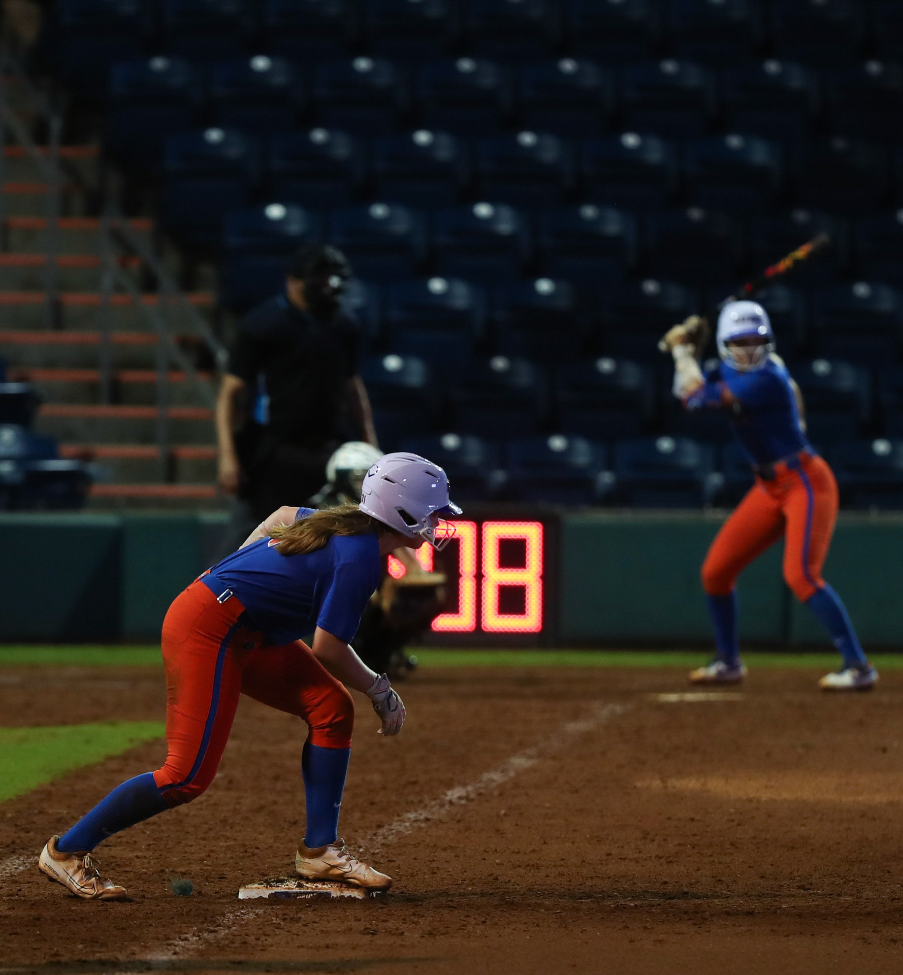 during the Gators' game against the Lions on Thursday, November 7, 2024 at Katie Seashole Pressly Softball Stadium in Gainesville, FL / UAA Communications photo by Morgan Hurd