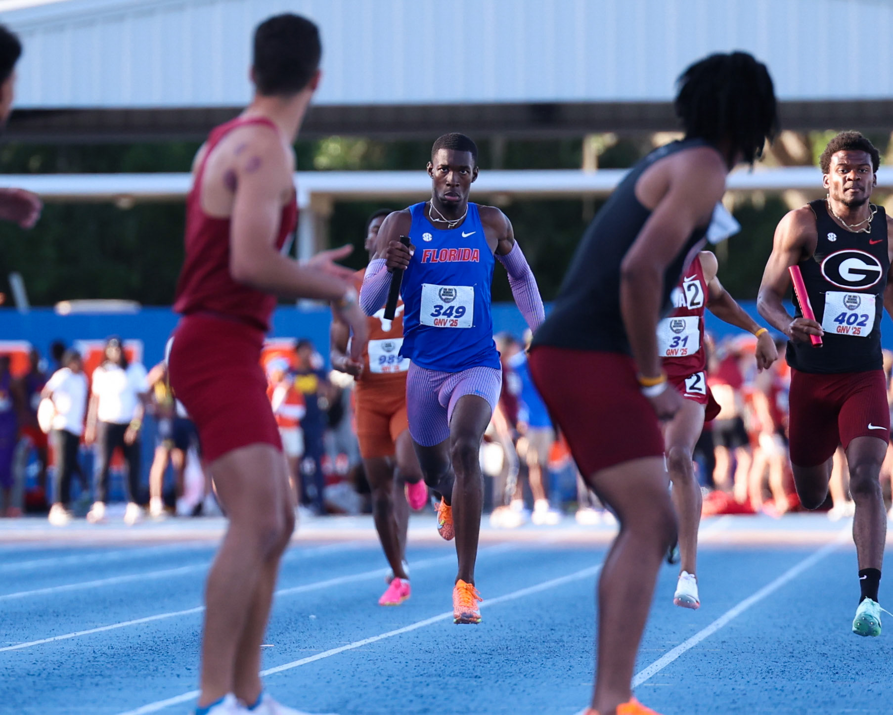 during the Tom Jones Memorial on Saturday, April 19, 2025 at Percy Beard Track at James G. Pressly Stadium in Gainesville, Fla. / UAA Communications photo by Morgan Hurd