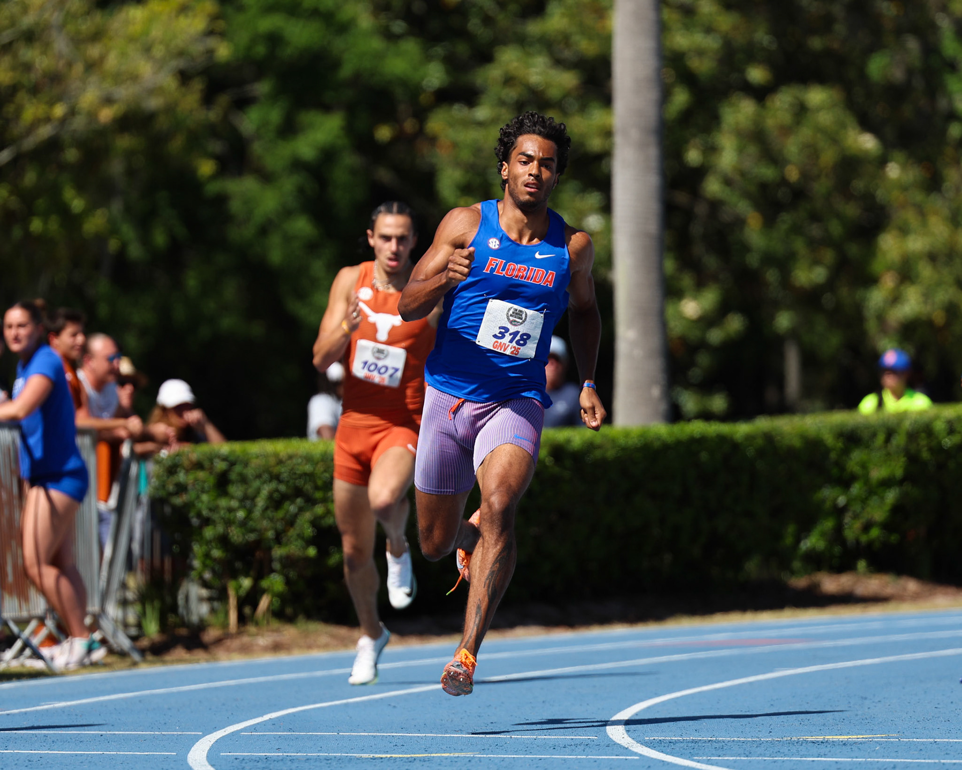during the Tom Jones Memorial on Saturday, April 19, 2025 at Percy Beard Track at James G. Pressly Stadium in Gainesville, Fla. / UAA Communications photo by Morgan Hurd