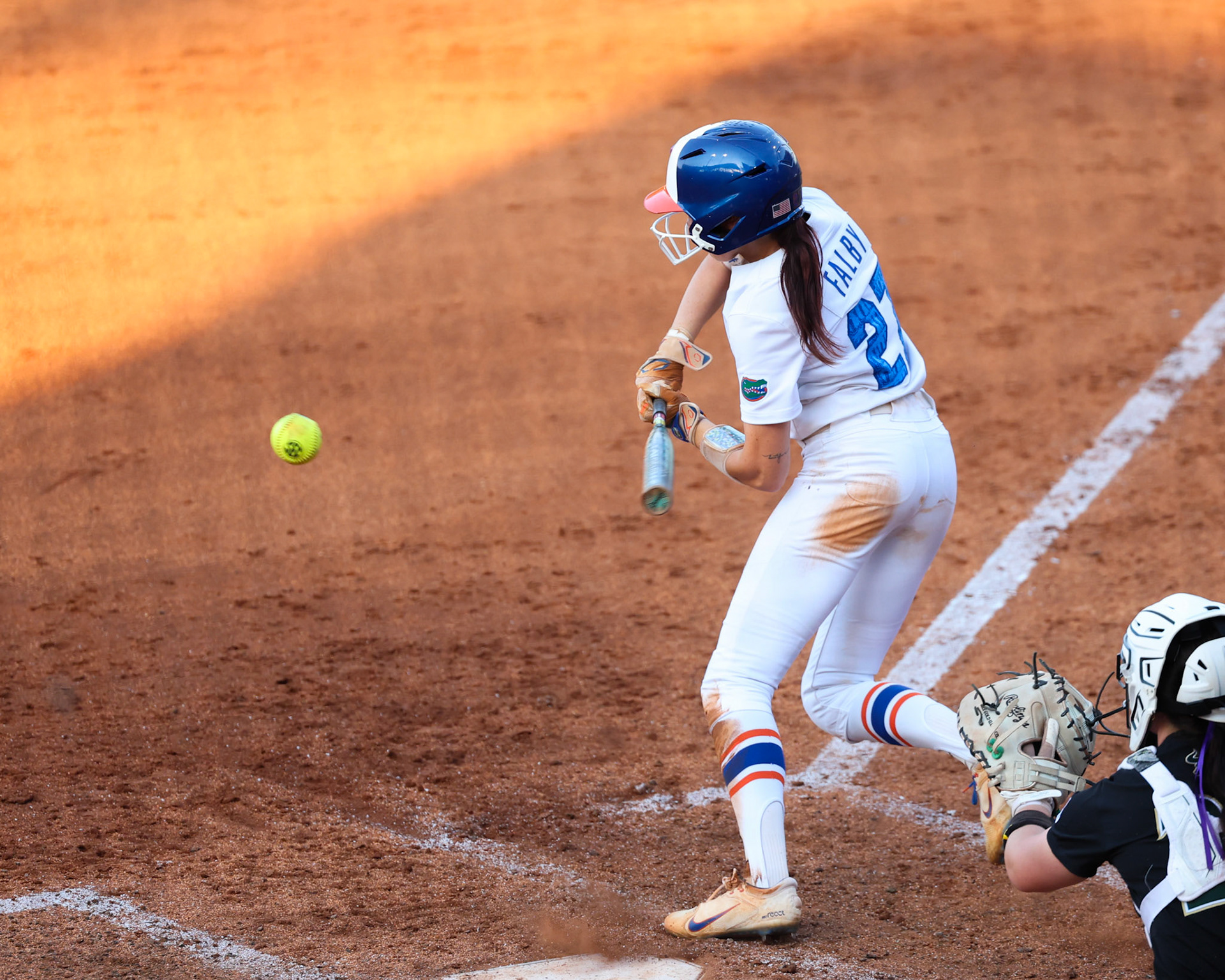 during the Gators' game against the Bulls on Wednesday, April 23, 2025 at Katie Seashole Pressly Softball Stadium in Gainesville, FL / UAA Communications photo by Morgan Hurd