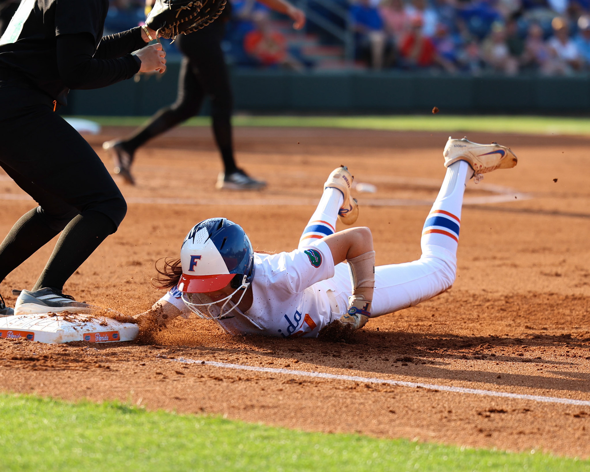 during the Gators' game against the Bulls on Wednesday, April 23, 2025 at Katie Seashole Pressly Softball Stadium in Gainesville, FL / UAA Communications photo by Morgan Hurd