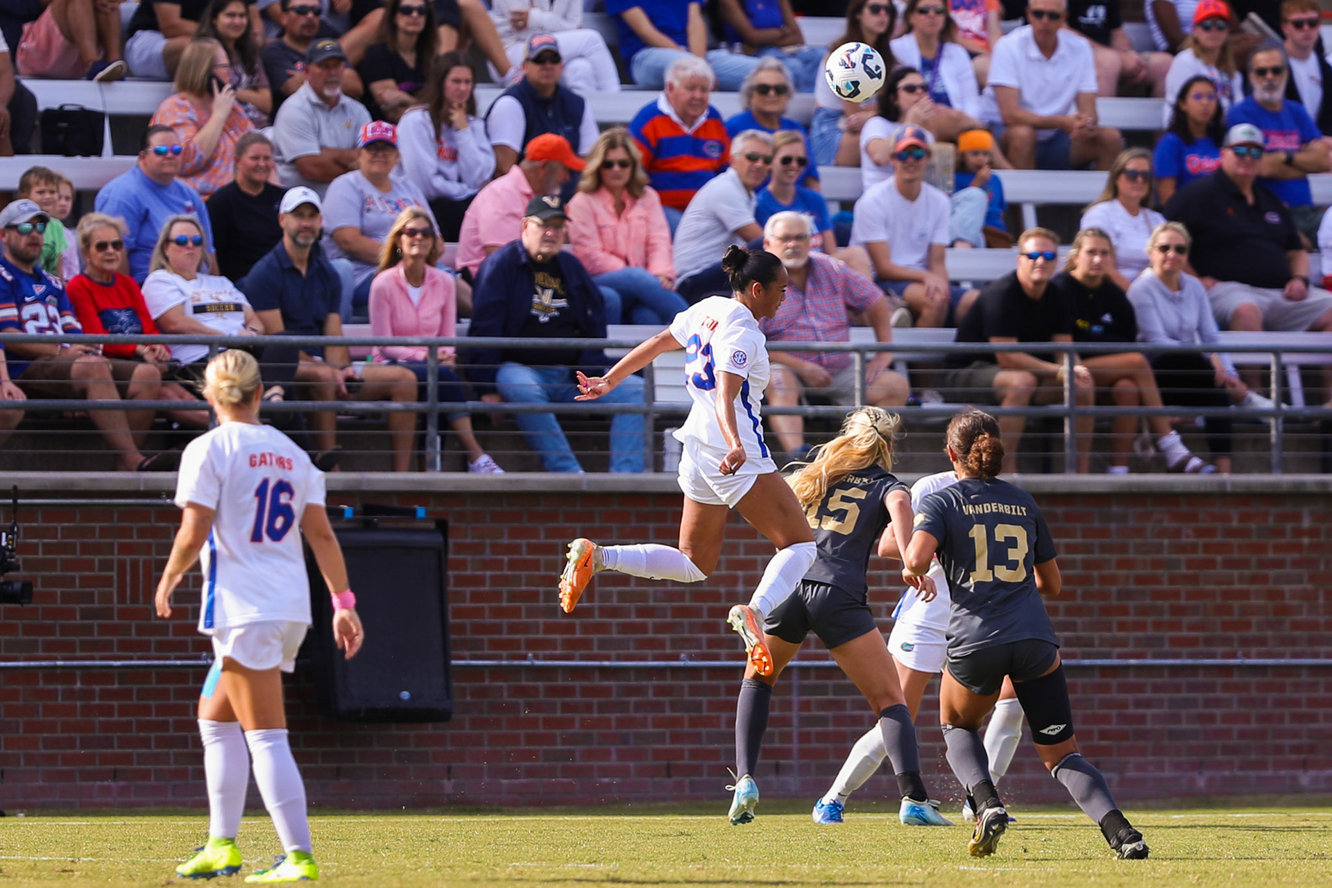 during the Gators' game against the Commodores on Friday, October 18, 2024 at Donald R. Dizney Stadium in Gainesville, FL / UAA Communications photo by Morgan Hurd