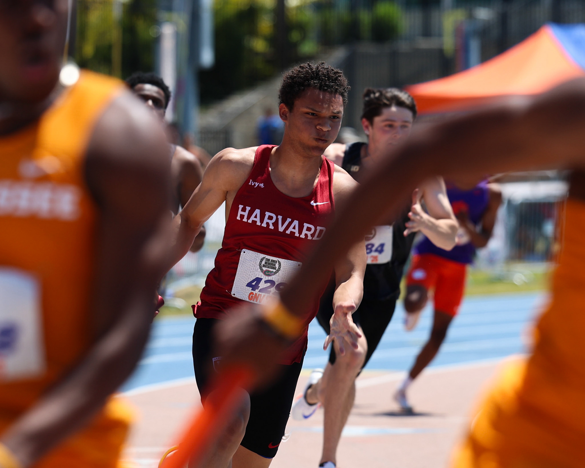 during the Tom Jones Memorial on Saturday, April 19, 2025 at Percy Beard Track at James G. Pressly Stadium in Gainesville, Fla. / UAA Communications photo by Morgan Hurd