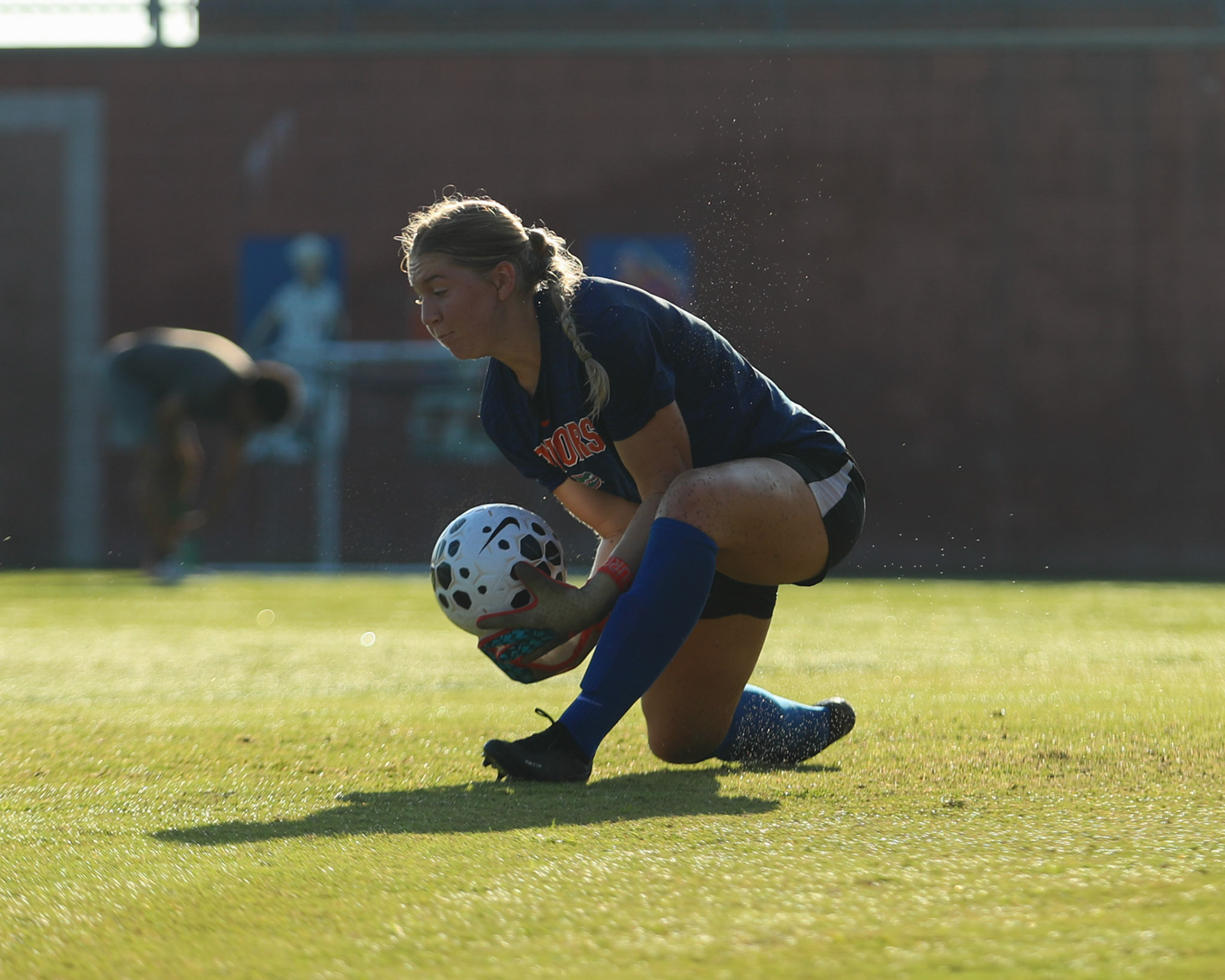 during the Gators' practice on Tuesday, July 29, 2025 at Donald R. Dizney Stadium in Gainesville, FL / UAA Communications photo by Morgan Hurd