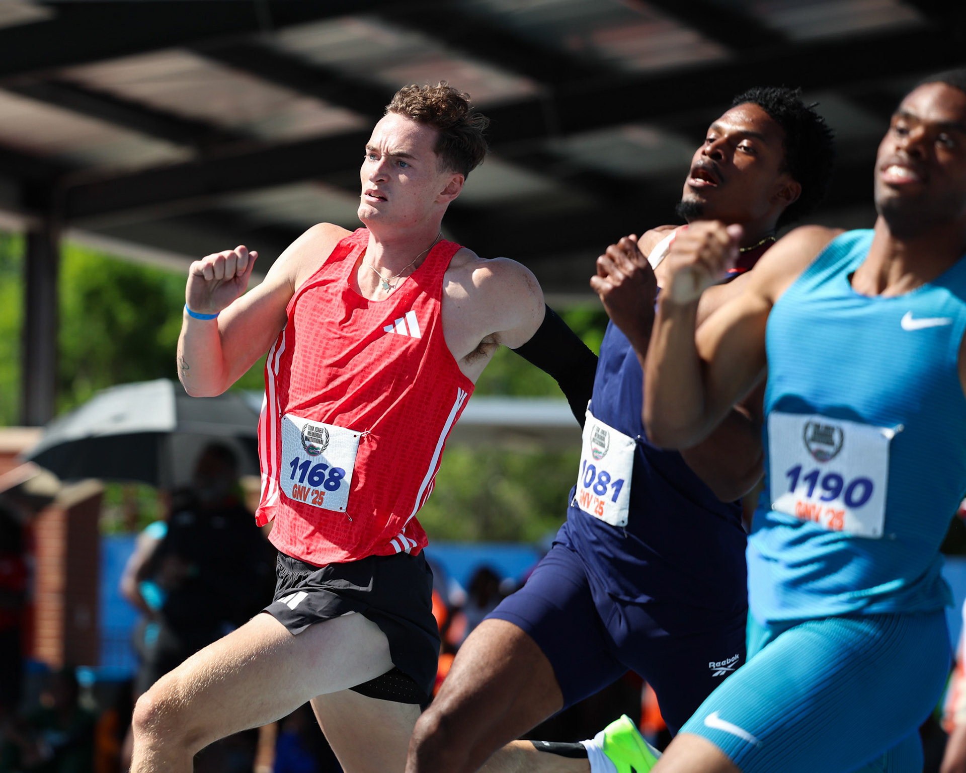 during the Tom Jones Memorial on Saturday, April 19, 2025 at Percy Beard Track at James G. Pressly Stadium in Gainesville, Fla. / UAA Communications photo by Morgan Hurd