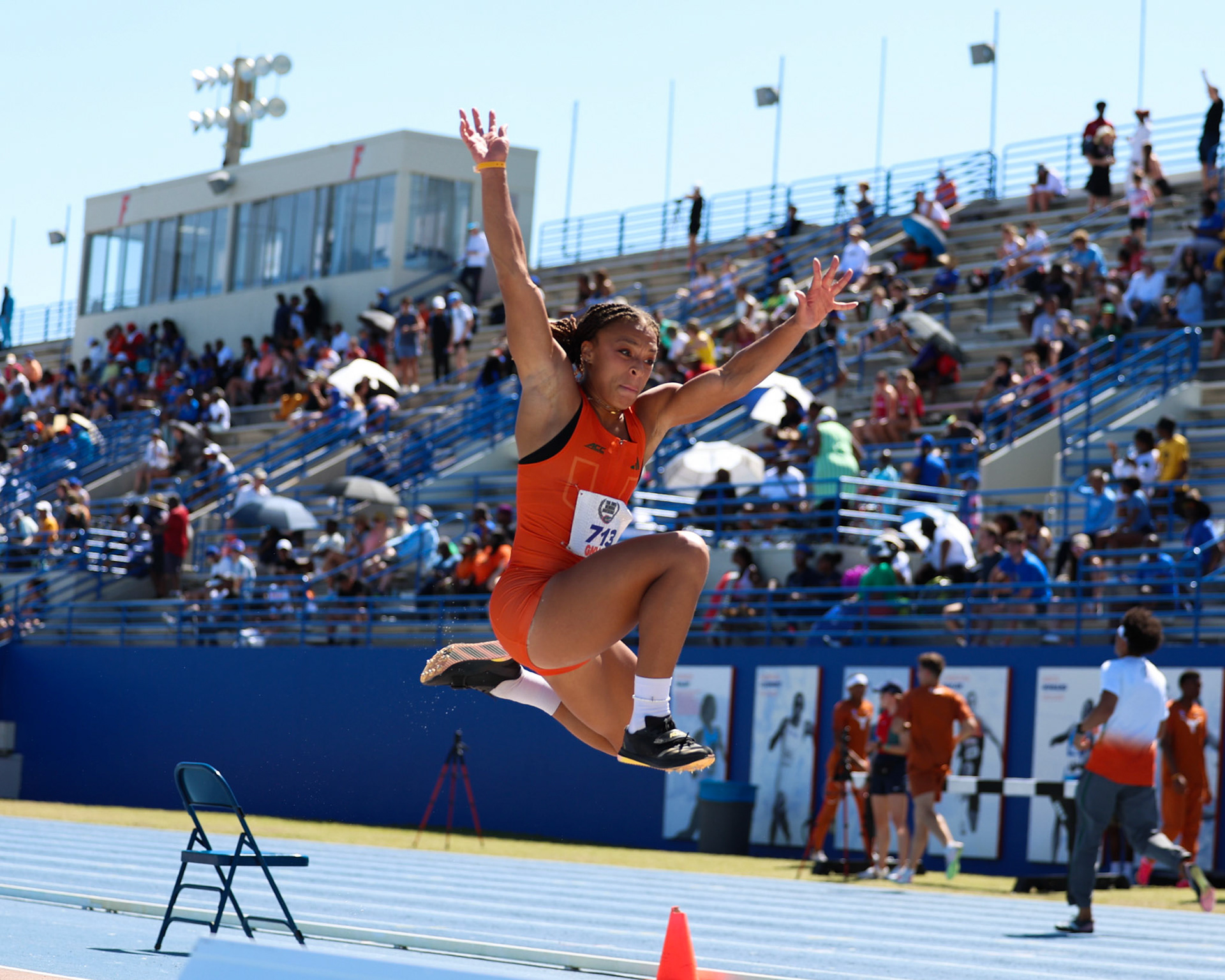 during the Tom Jones Memorial on Saturday, April 19, 2025 at Percy Beard Track at James G. Pressly Stadium in Gainesville, Fla. / UAA Communications photo by Morgan Hurd
