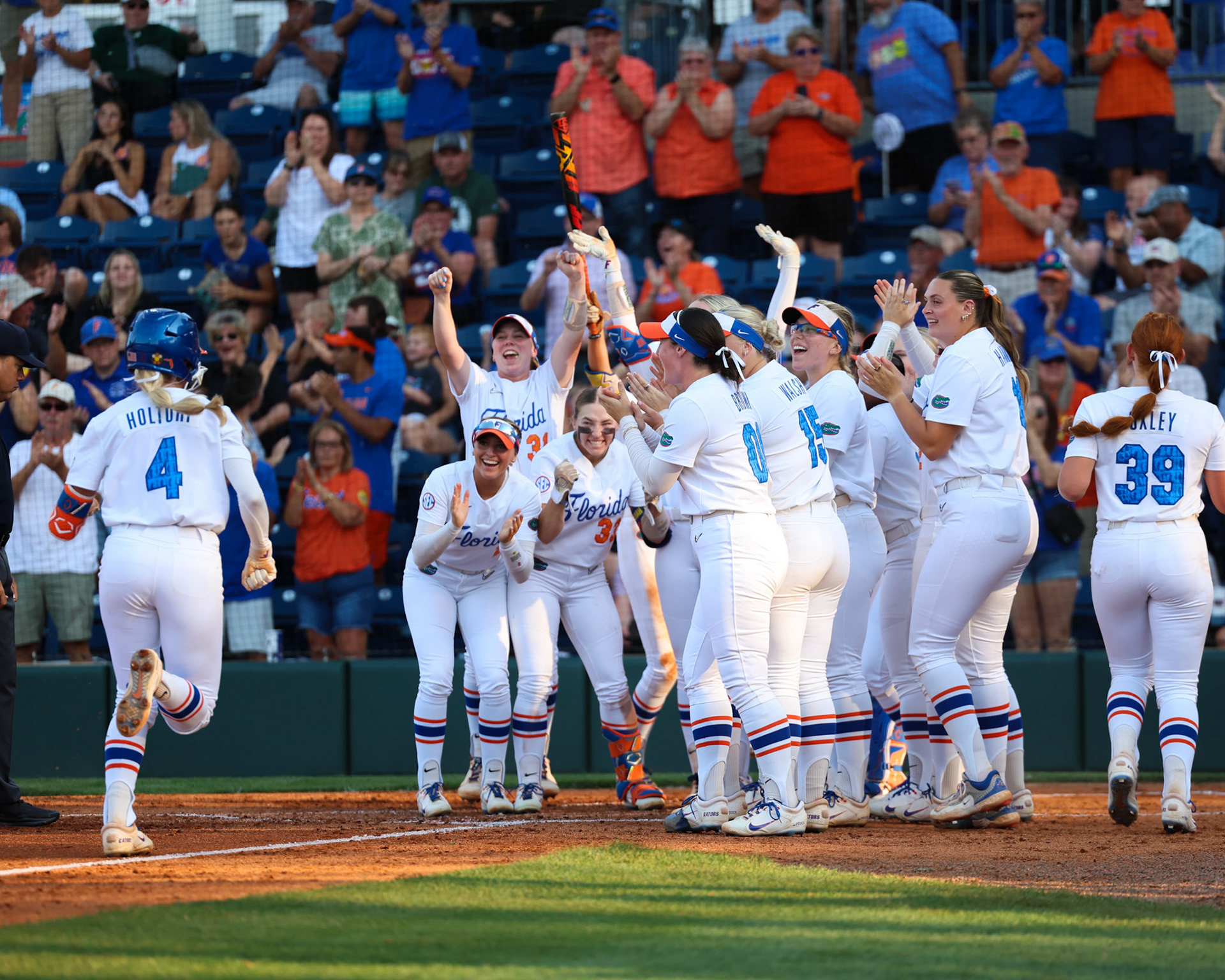 during the Gators' game against the Bulls on Wednesday, April 23, 2025 at Katie Seashole Pressly Softball Stadium in Gainesville, FL / UAA Communications photo by Morgan Hurd