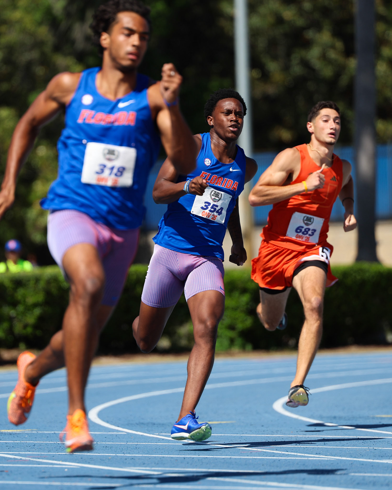 during the Tom Jones Memorial on Saturday, April 19, 2025 at Percy Beard Track at James G. Pressly Stadium in Gainesville, Fla. / UAA Communications photo by Morgan Hurd