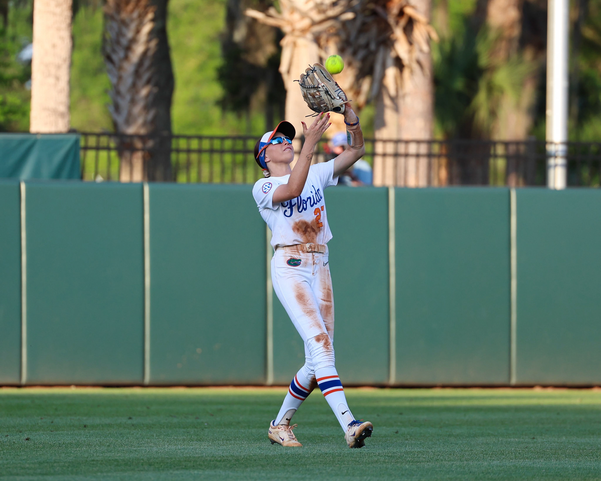 during the Gators' game against the Bulls on Wednesday, April 23, 2025 at Katie Seashole Pressly Softball Stadium in Gainesville, FL / UAA Communications photo by Morgan Hurd