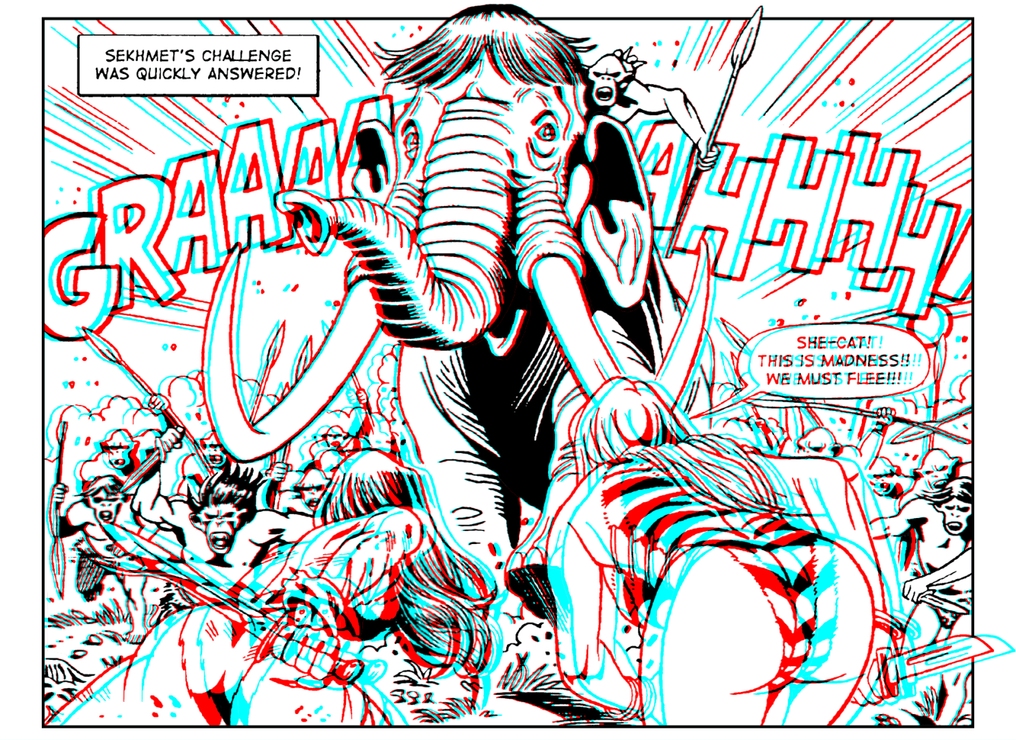 Sample from a Femforce comic proposal for AC Comics