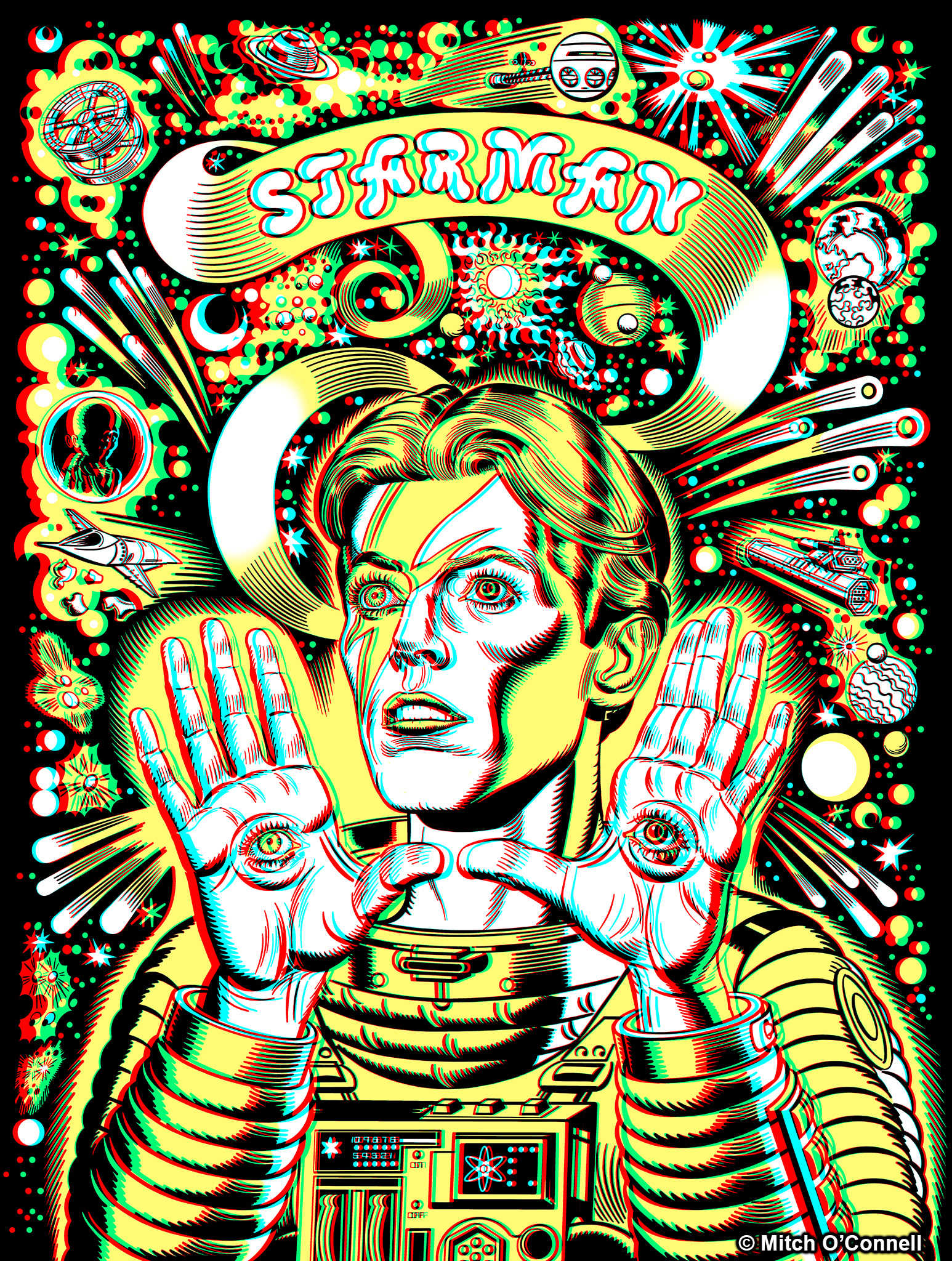 Poster by artist Mitch O'Connell