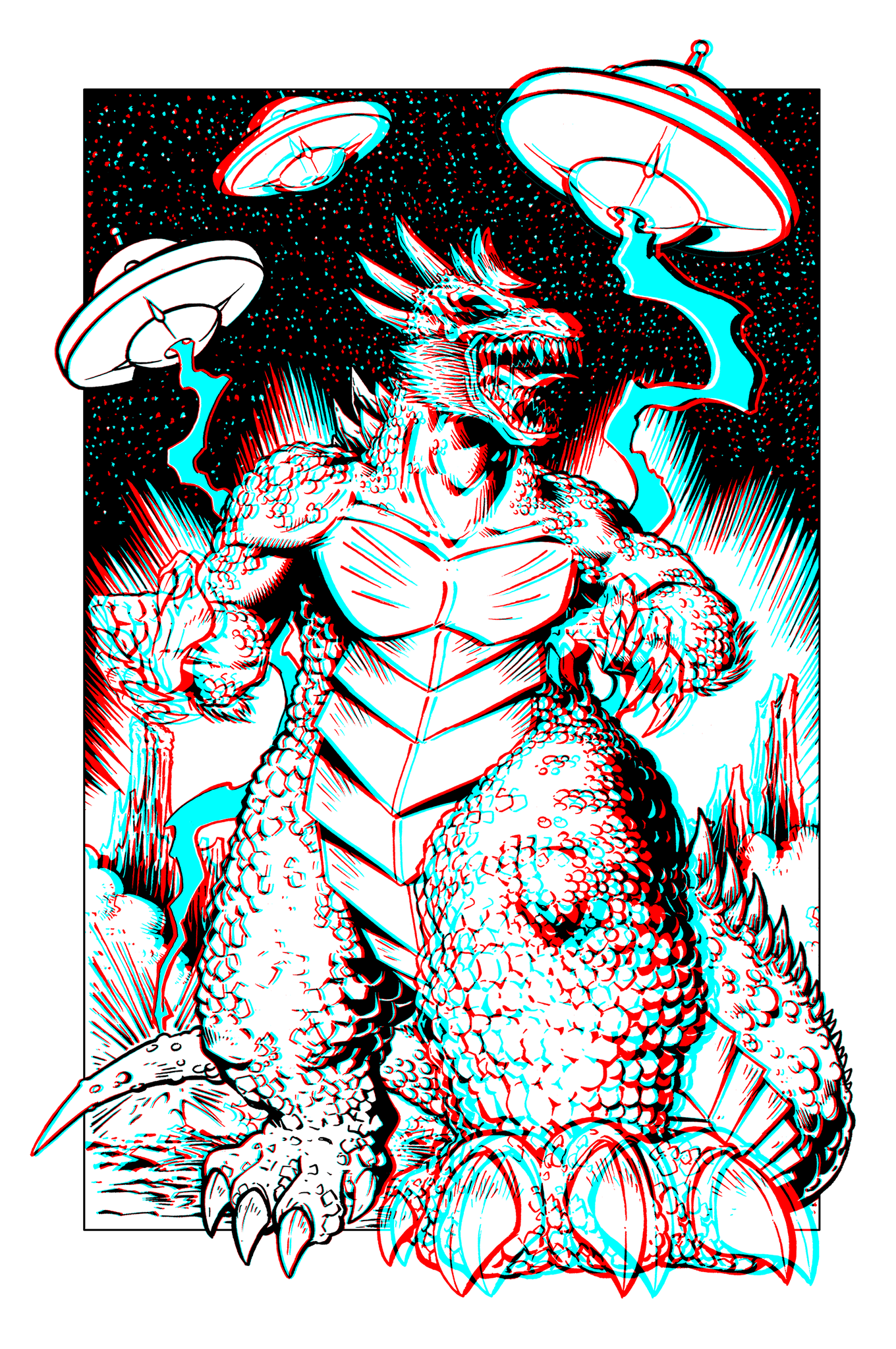 Art by Jeff Rebnar for G-Fan magazine