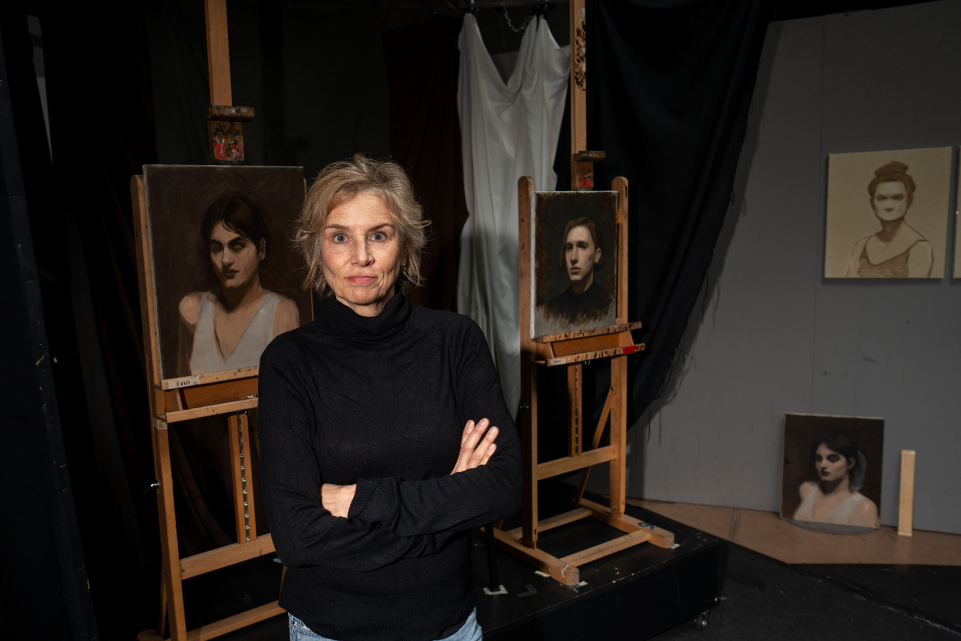 Portrait in progress