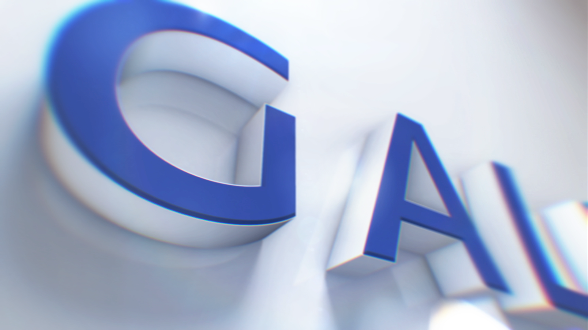 fragment logotypu 3D Galderma