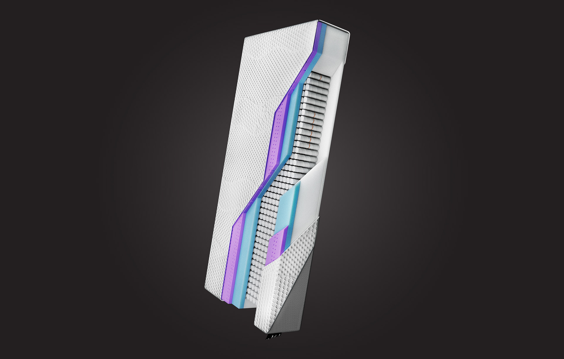 3D visualization of the Ram mattress product by Curem