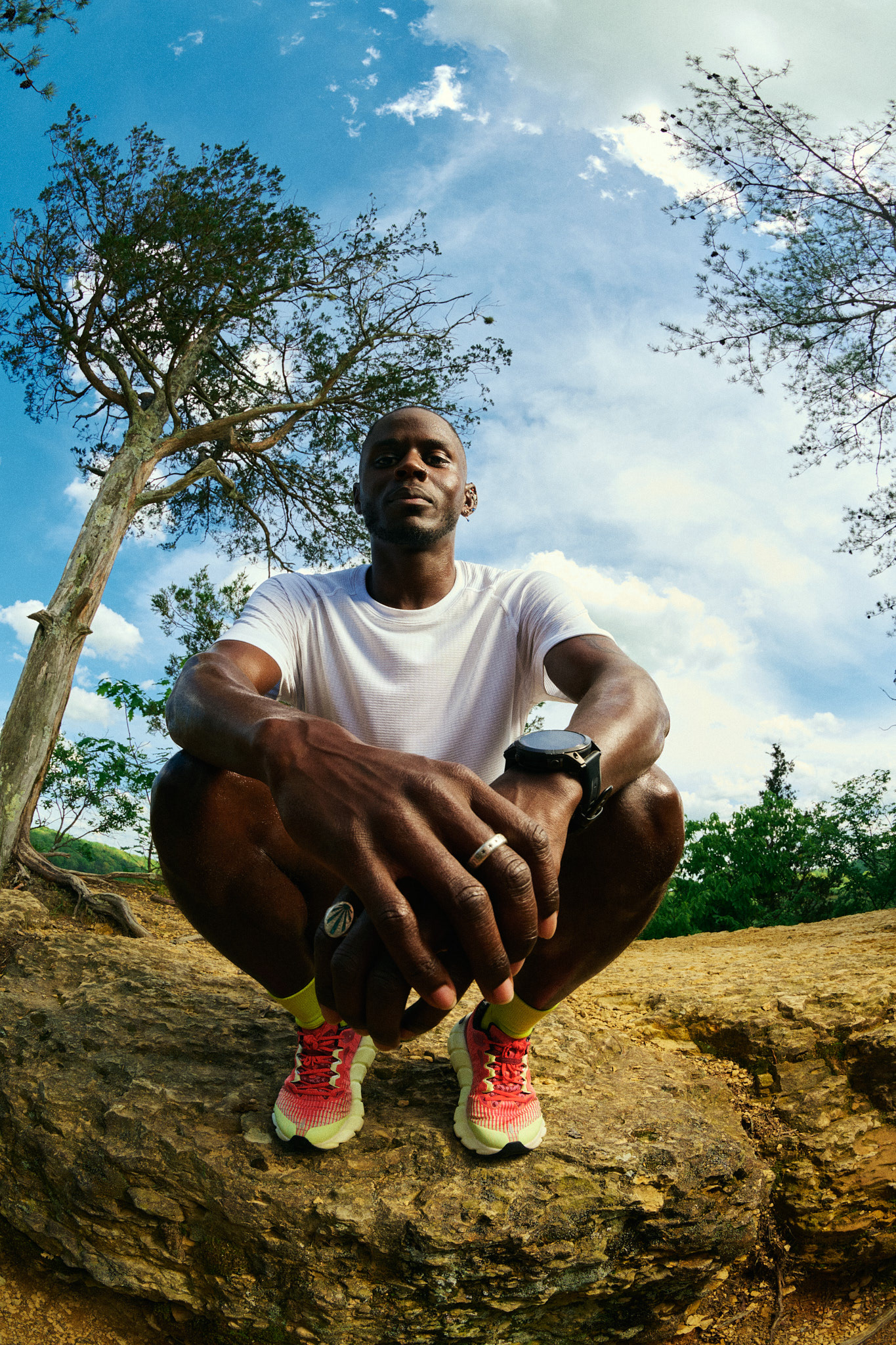 Bold advertising image for Merell’s campaign, retouched by 33Post in collaboration with Dave Hill.