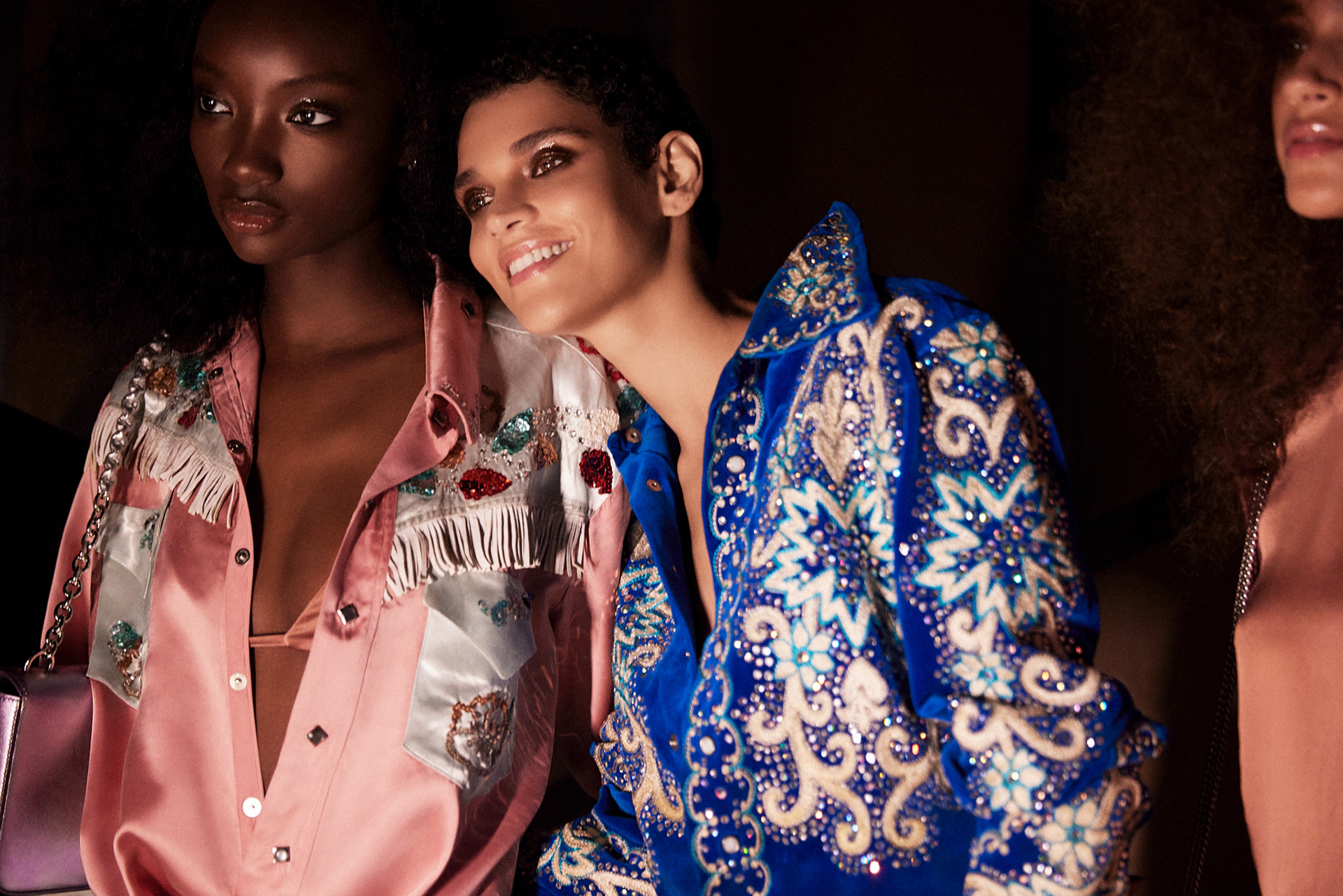 Luxury fashion image from Tom Ford campaign, retouched by 33Post.