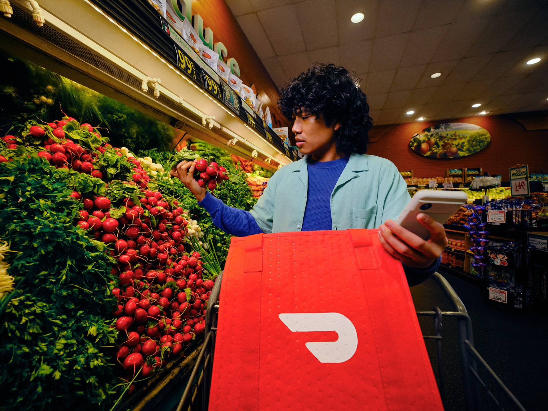 alt="Creative retouching for DoorDash campaign with Avenue 44 and photographer Dave Hill, enhancing vibrant lifestyle imagery and food elements for national advertising"