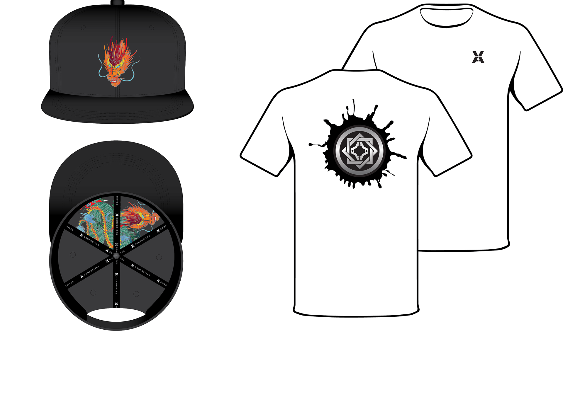 Hidden tattoo within apparel