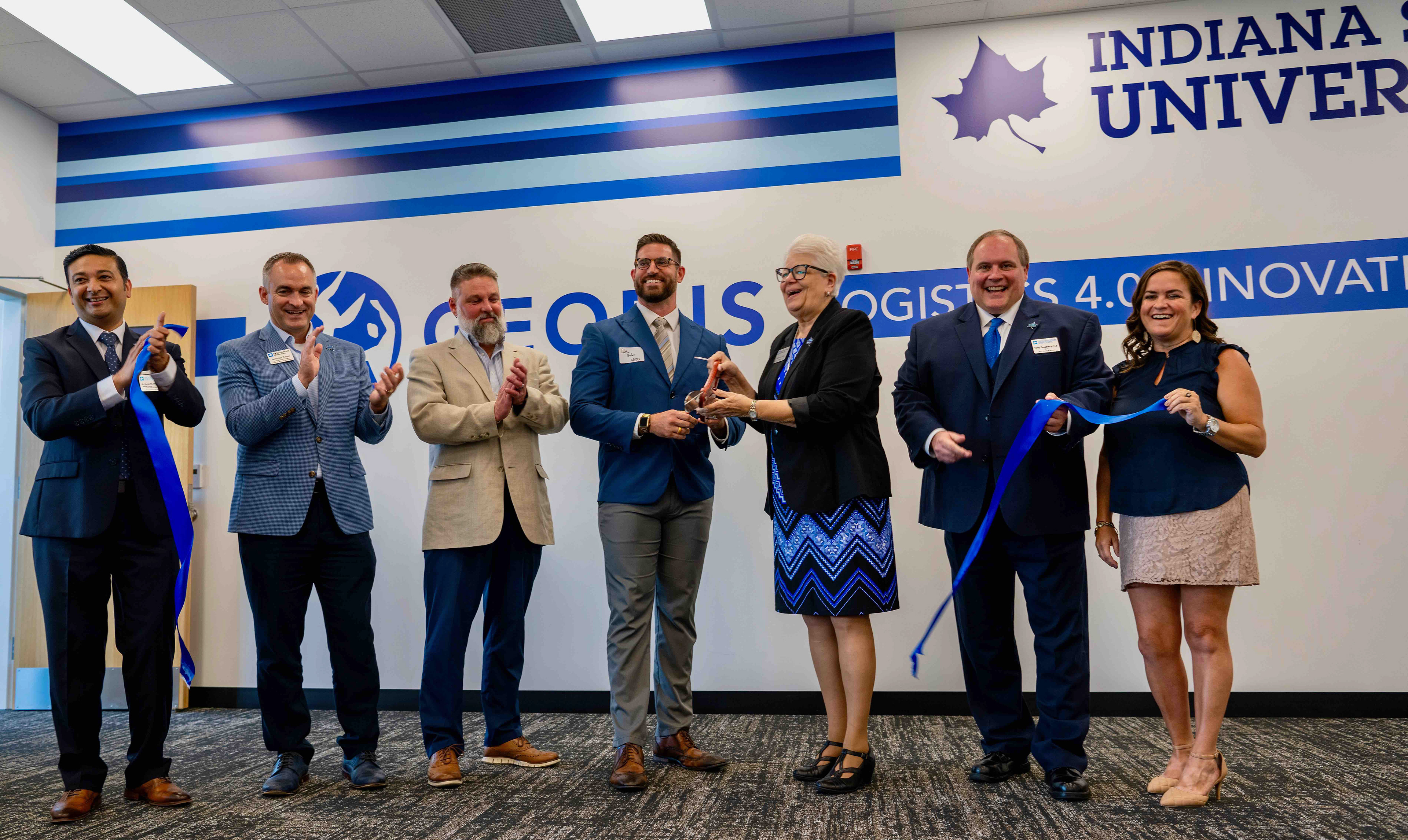 Ribbon-cutting ceremony at Made @ Plainfield Logistics 4.0 Innovation Hub on August 28, 2022