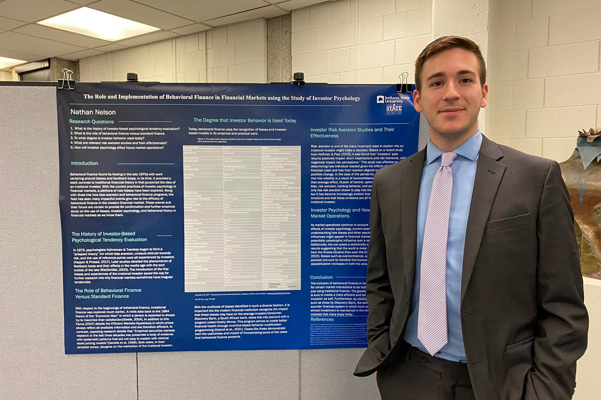 Nathan Nelson, Finance: The Role and Implementation of Behavioral Finance in Financial Markets using the Study of Investor Psychology