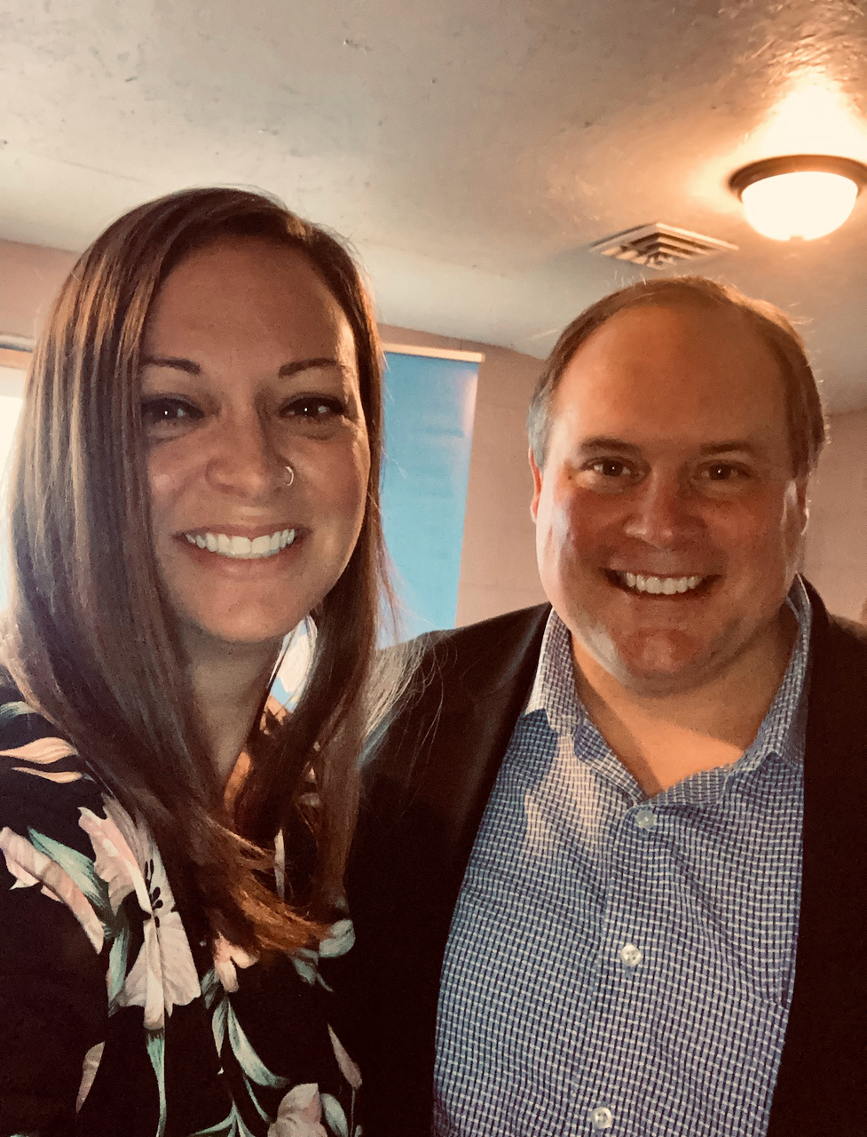 Tiffany Baker and dean Terry Daugherty