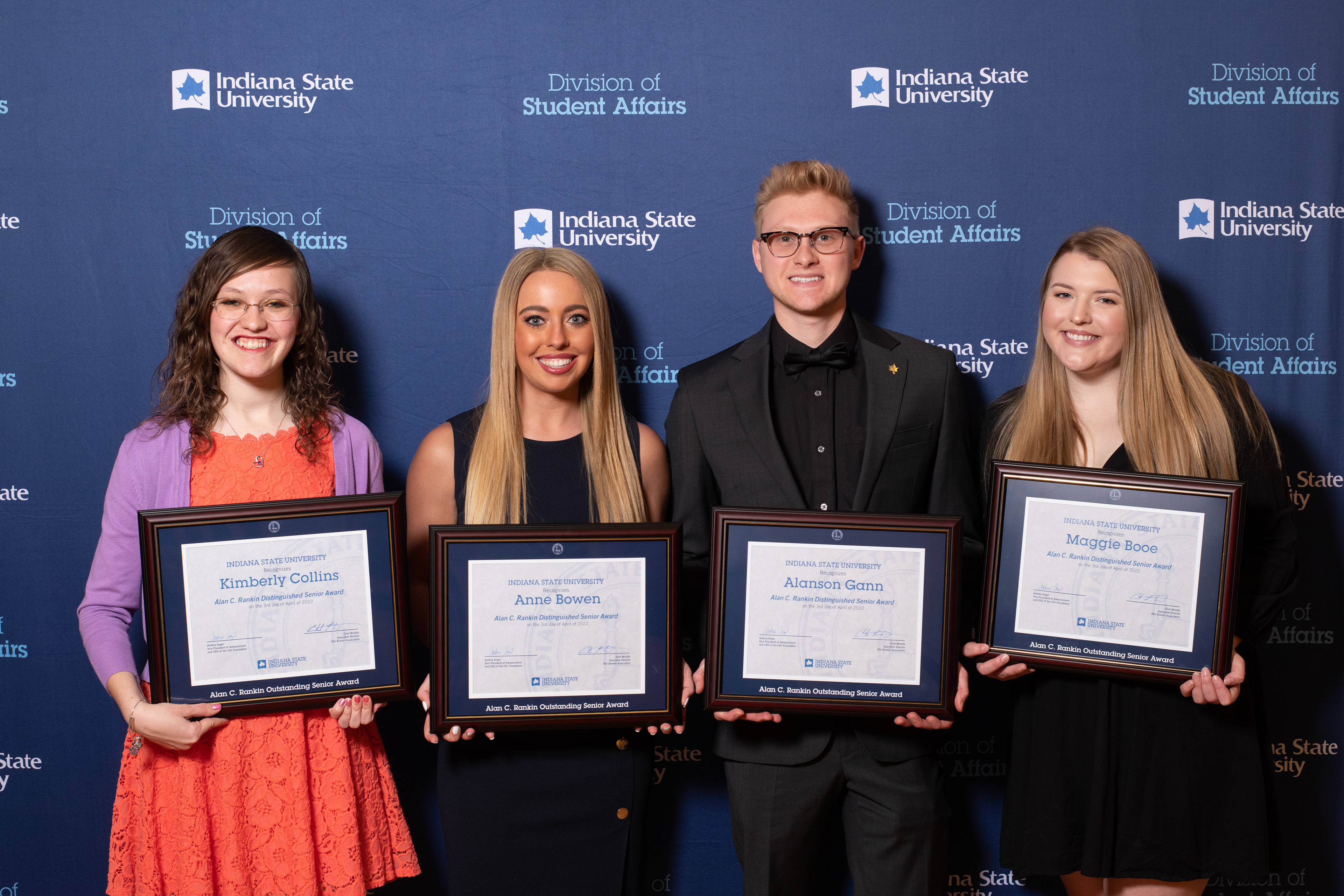 Rankin Awards - Kimberly Collins, Anne Bowen, Alanson Gann, and Maggie Booe
