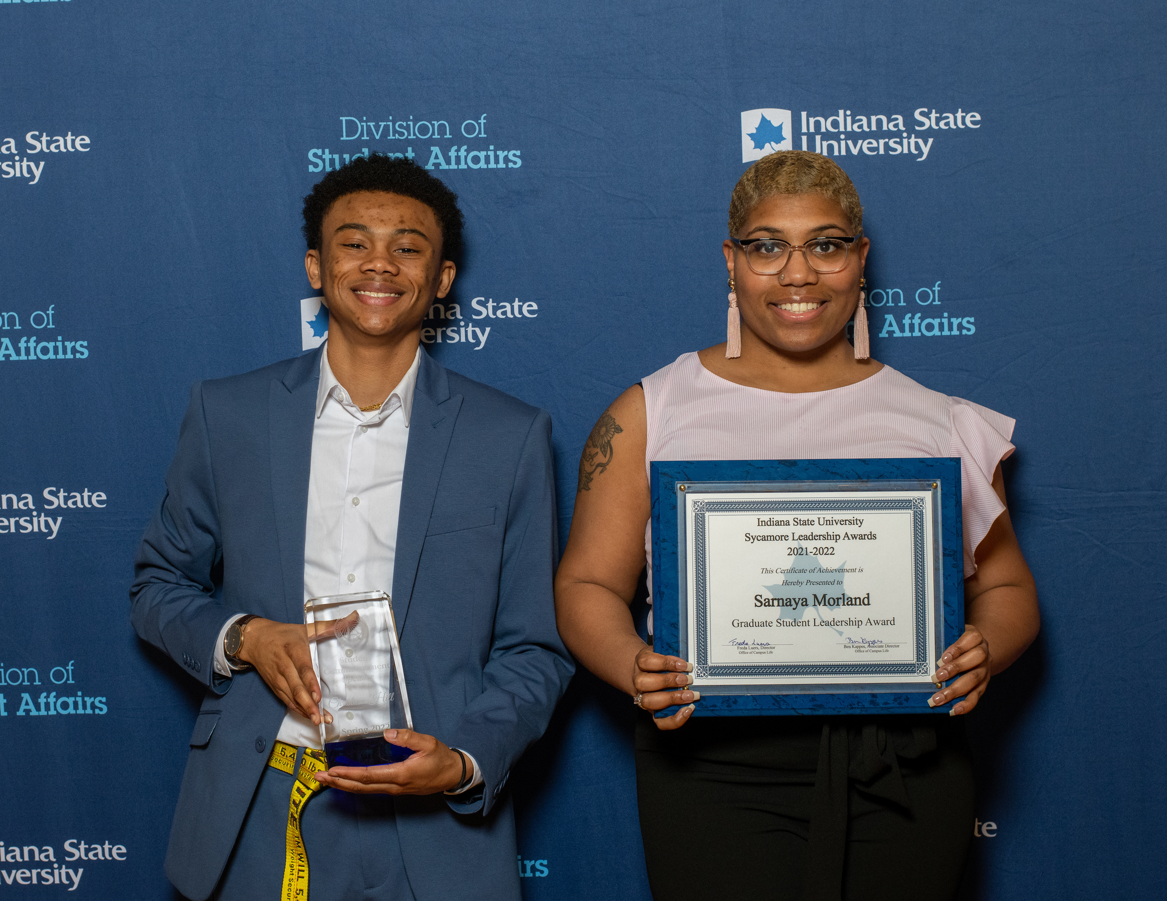 Christopher Hill will be the Spring 2022 Commencement Speaker with Graduate Student Leadership Award winner Sarnaya Morland
