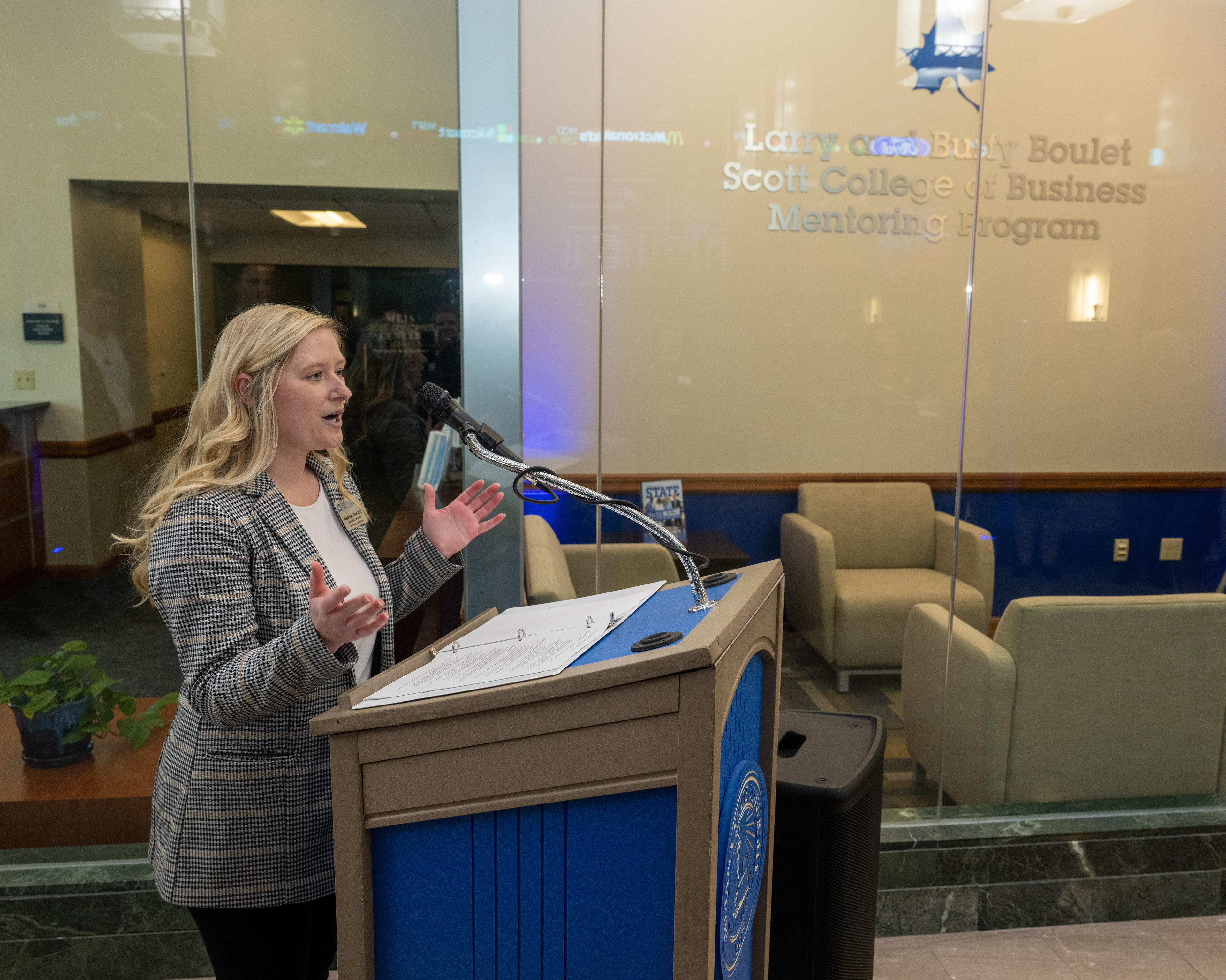 Madison Marshall, Mentoring Coordinator, Scott College of Business
