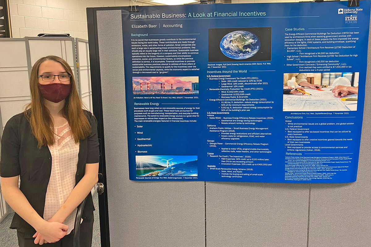 Elizabeth Baer (Accounting) - Incentives for Sustainable Business Practices