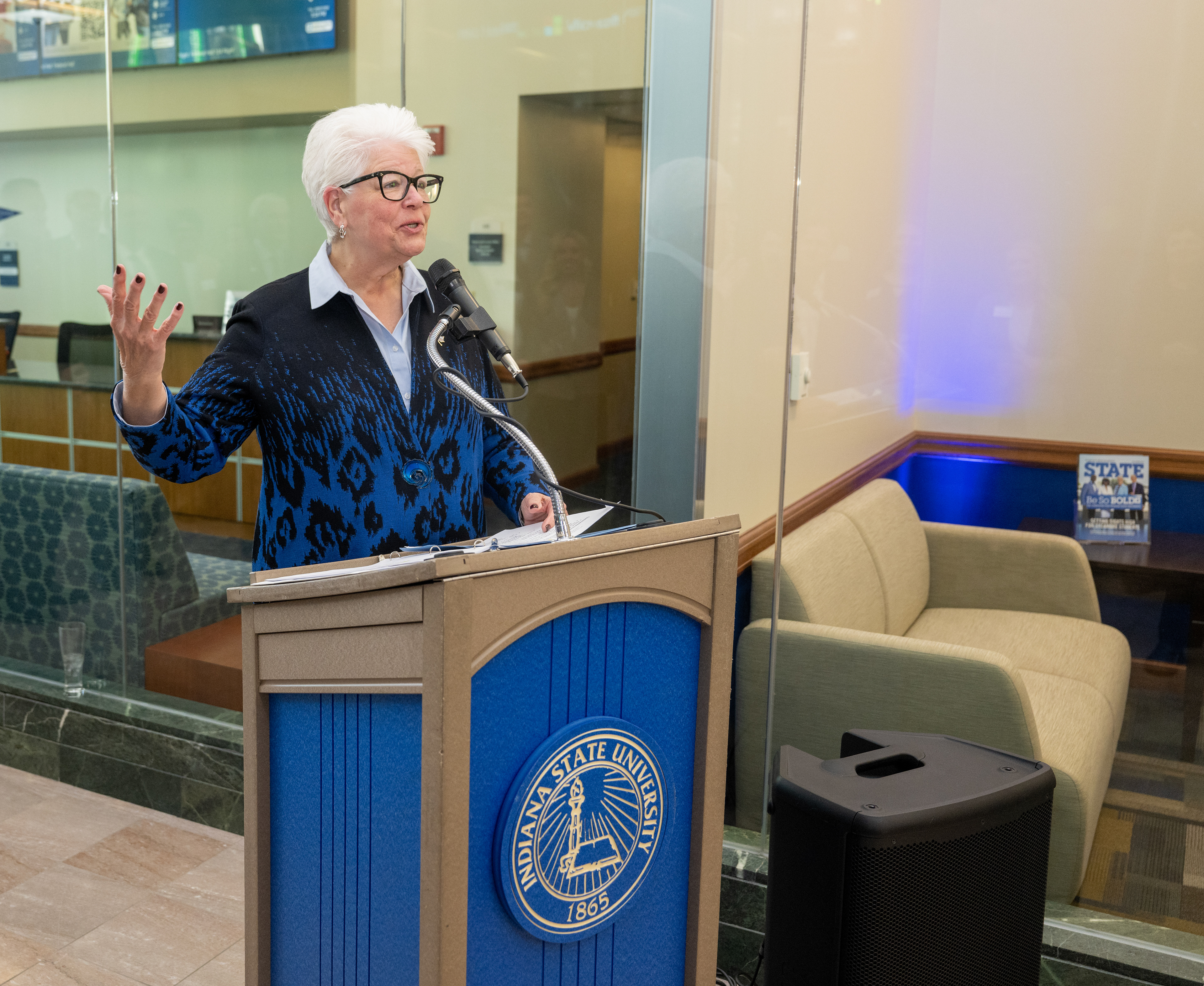 Deborah Curtis, President of Indiana State University
