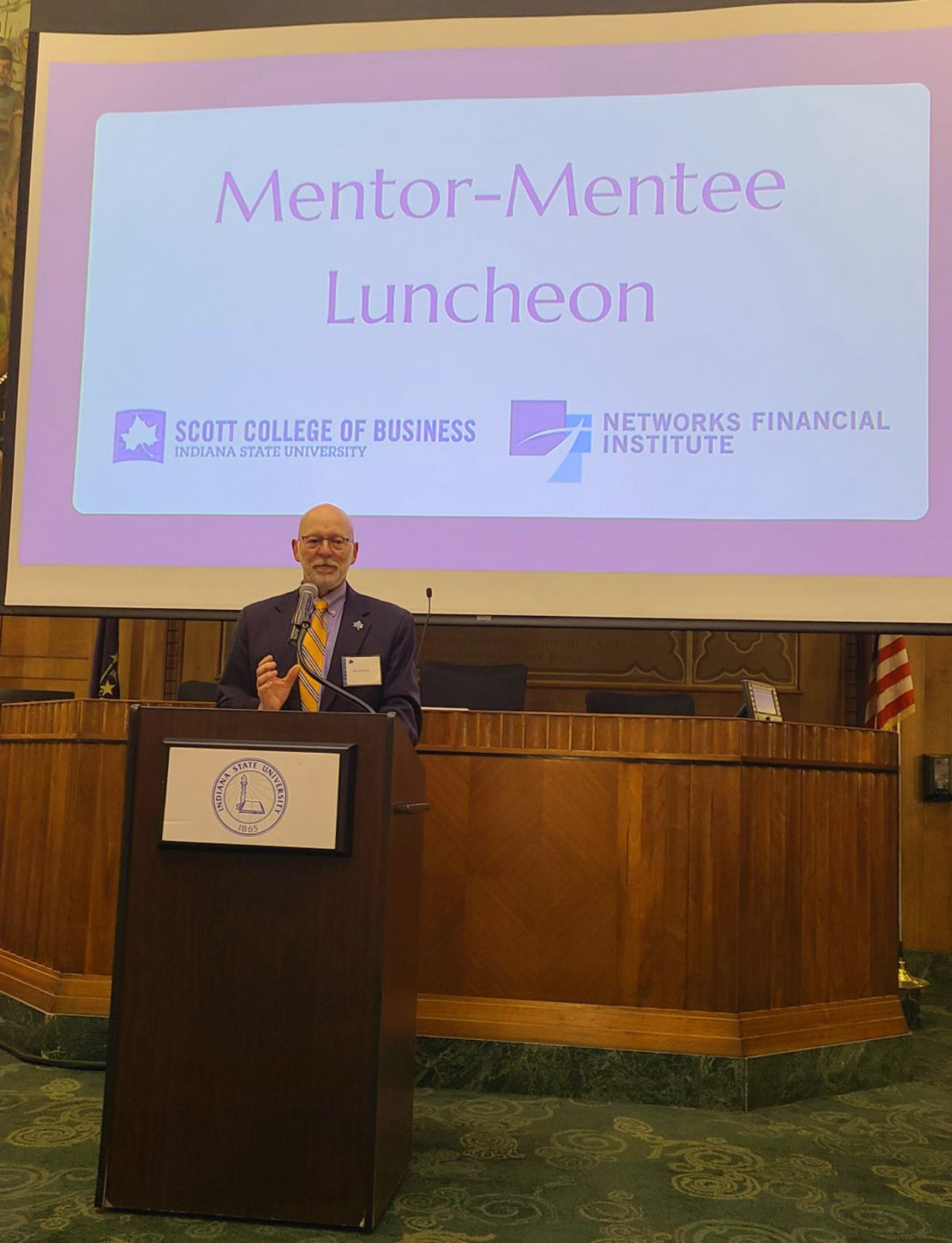 Networks Mentor Luncheon, March 18, 2022. Speaker Kevin Kelly