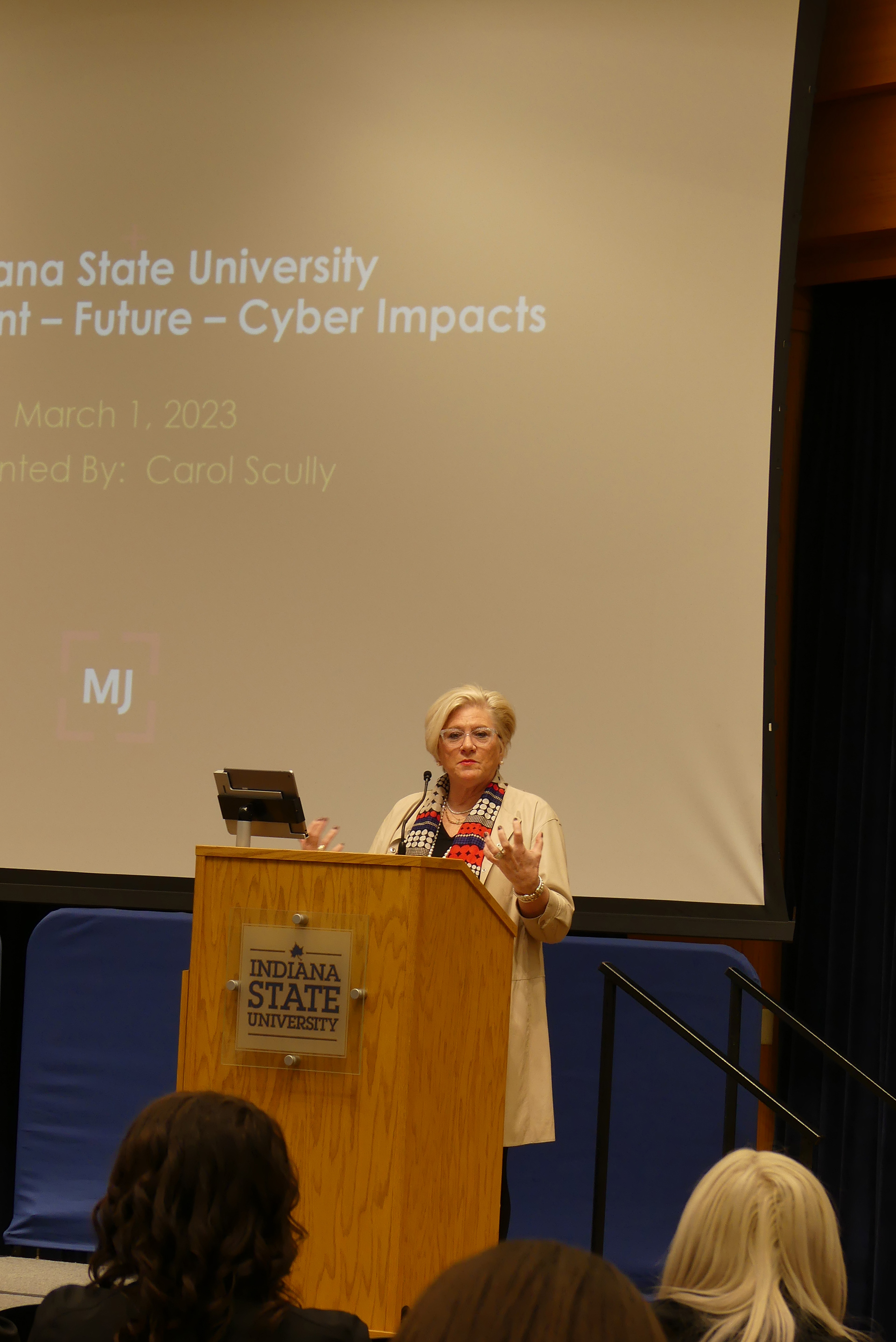 Carol Scully: "Cyber Impacts: Past, Present, Future"