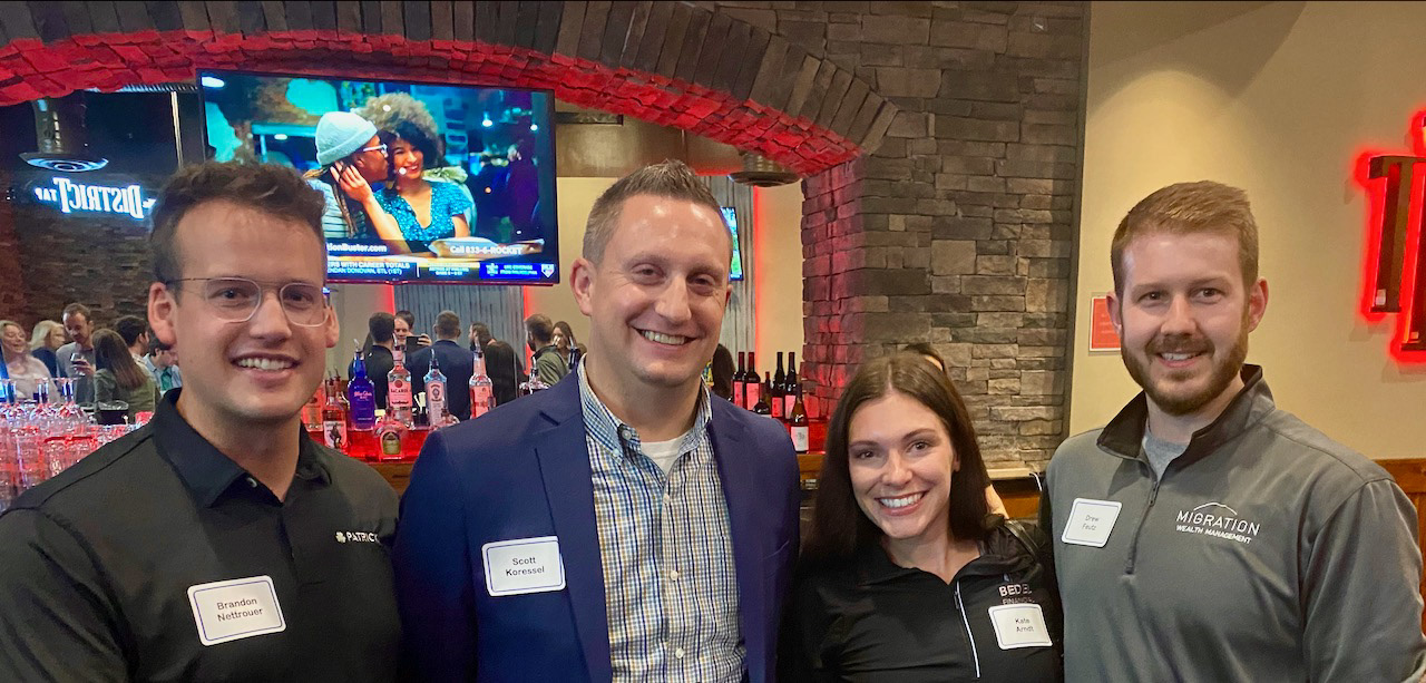 Brandon Nettrouer, Scott Koressel, Kate Arndt, and Drew Feutz