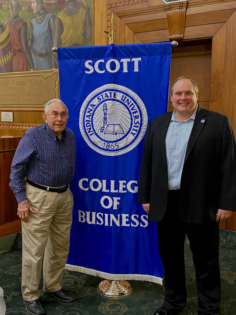 Dr. Dick Becker & dean Terry Daugherty