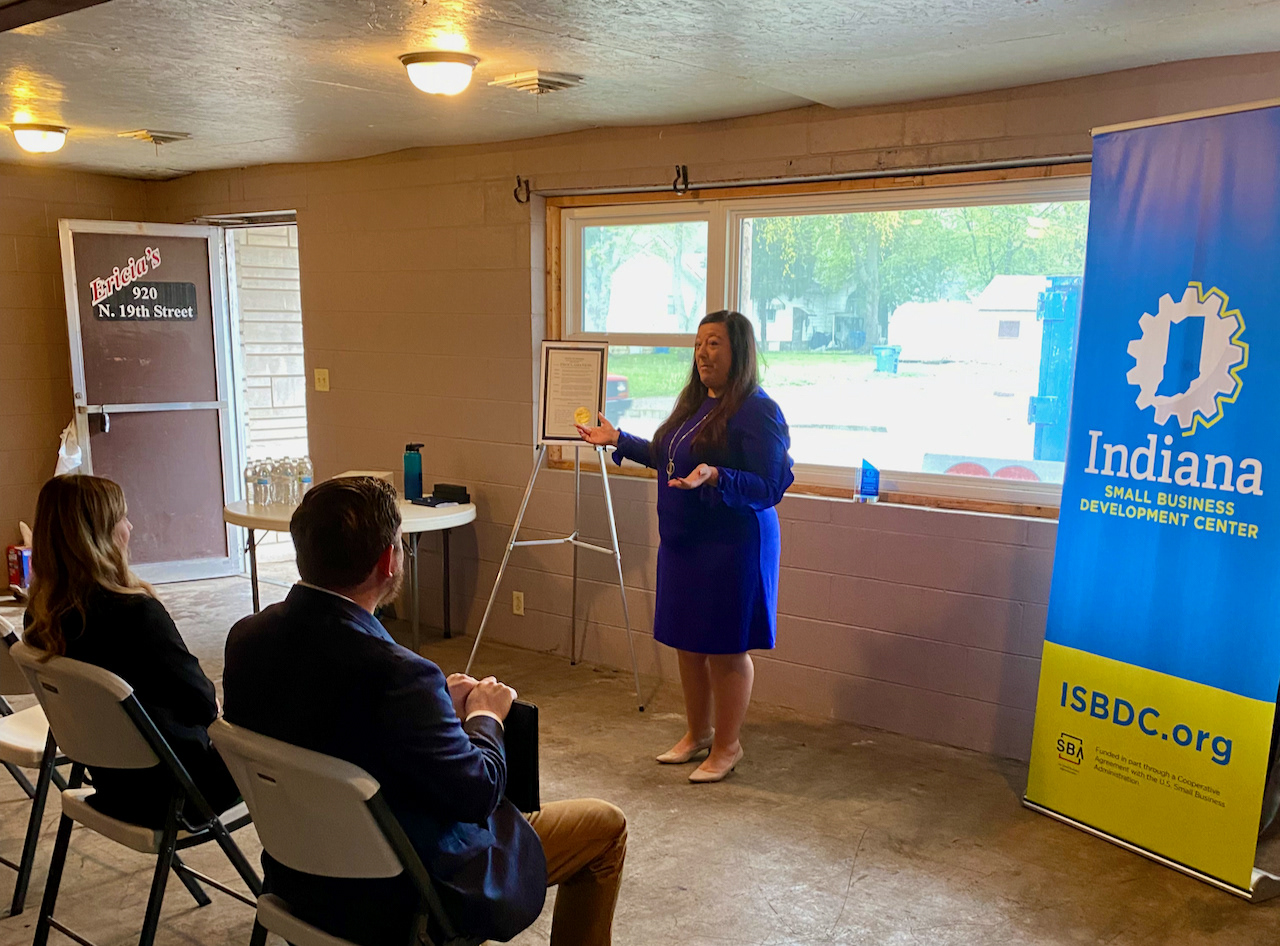 West Central Indiana Small Business Development Center Director, Courtney Richey