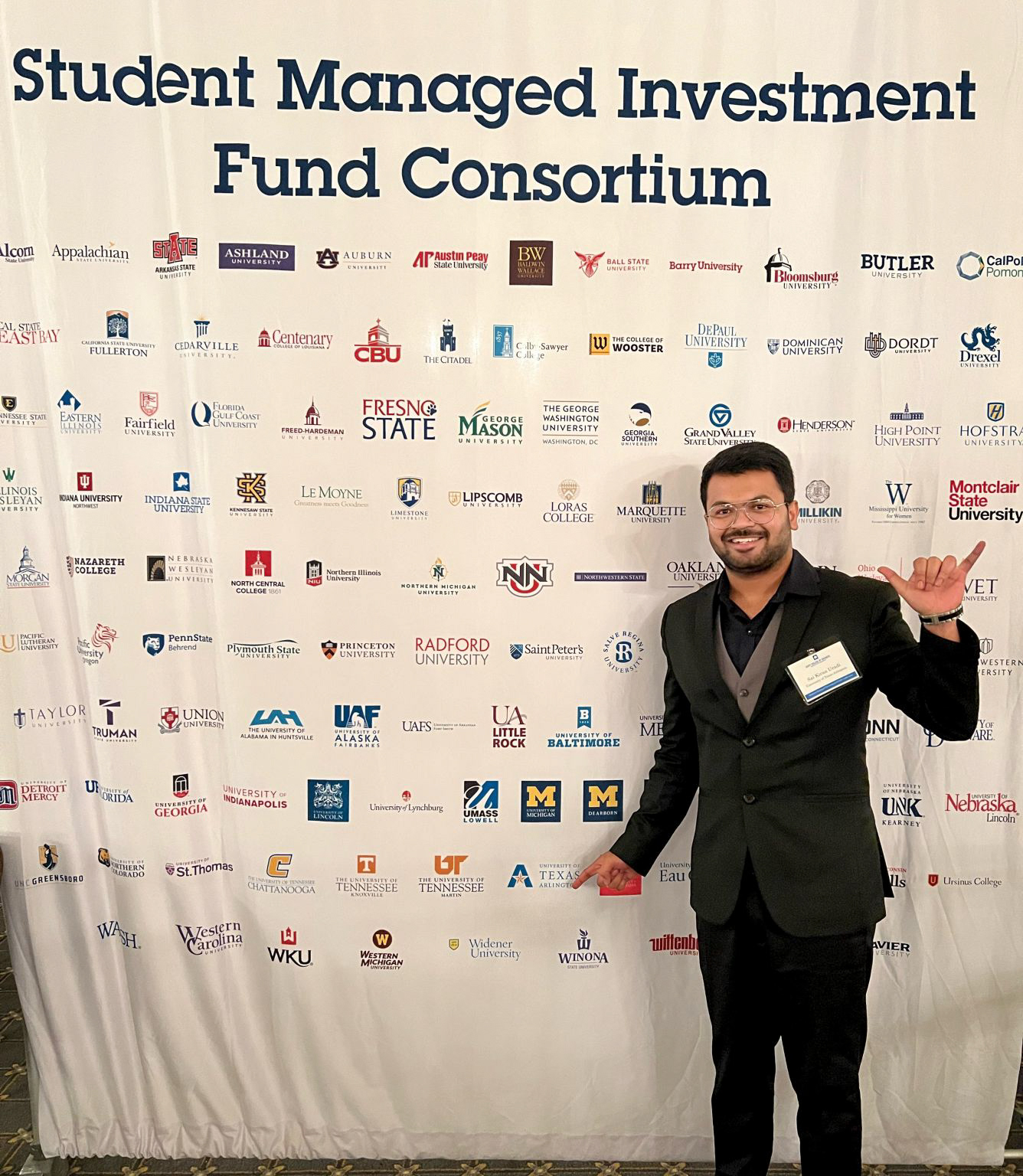Sai Kiran Uradi from the University of Texas at Arlington. Photo: Sai Kiran Uradi