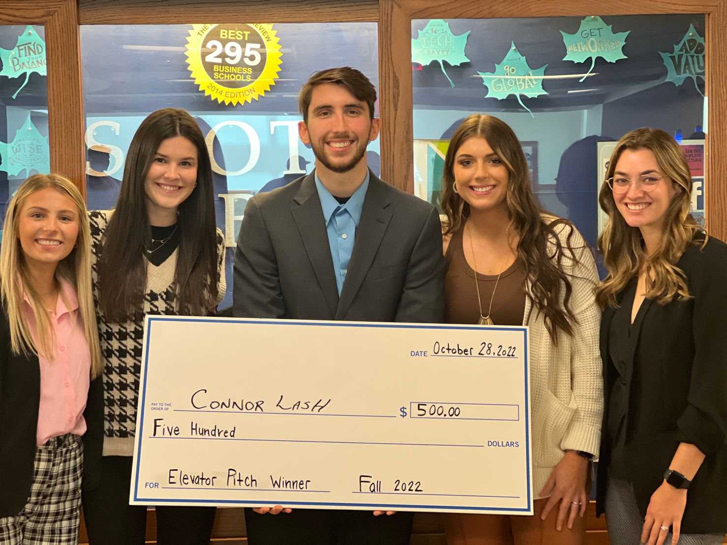 The Fall 2022 SNC Elevator Pitch Competition winners