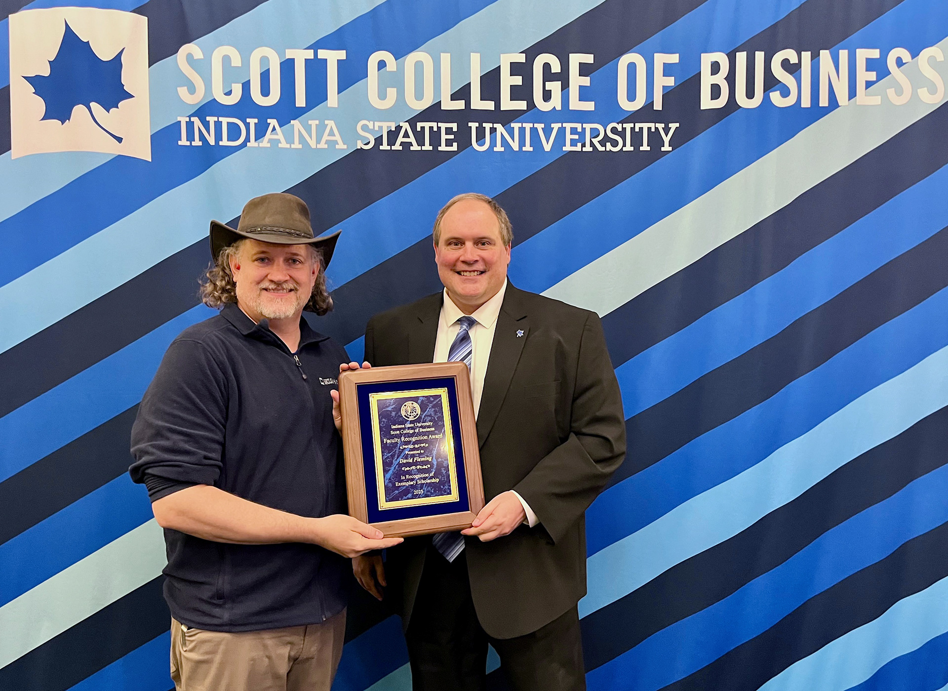 College award for thought leadership - Dr. David Fleming