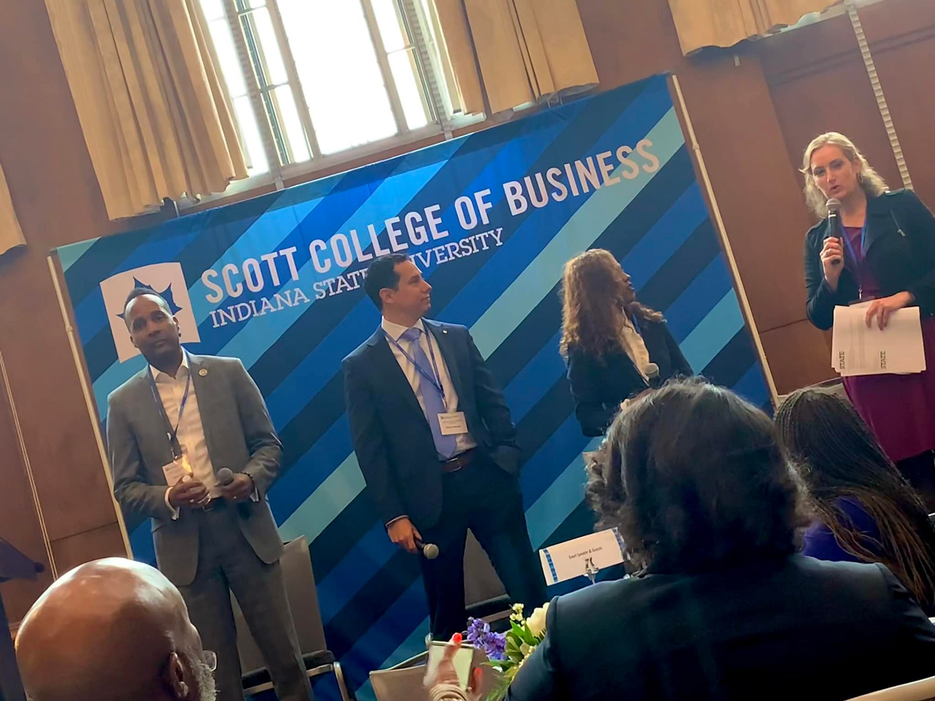 Steve Canty, Brian Jimenez, Candace Nortey, and Maureen Biehl