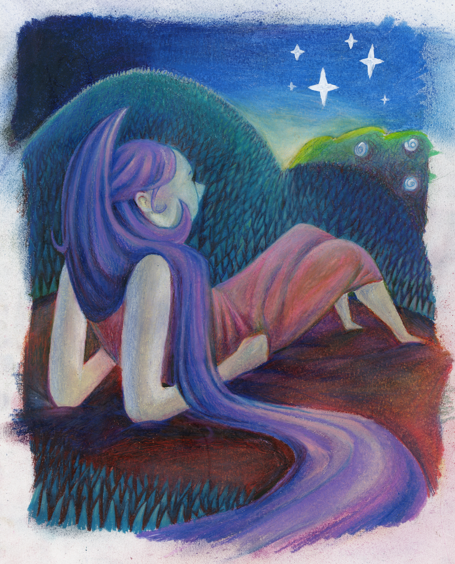 Colored pencil