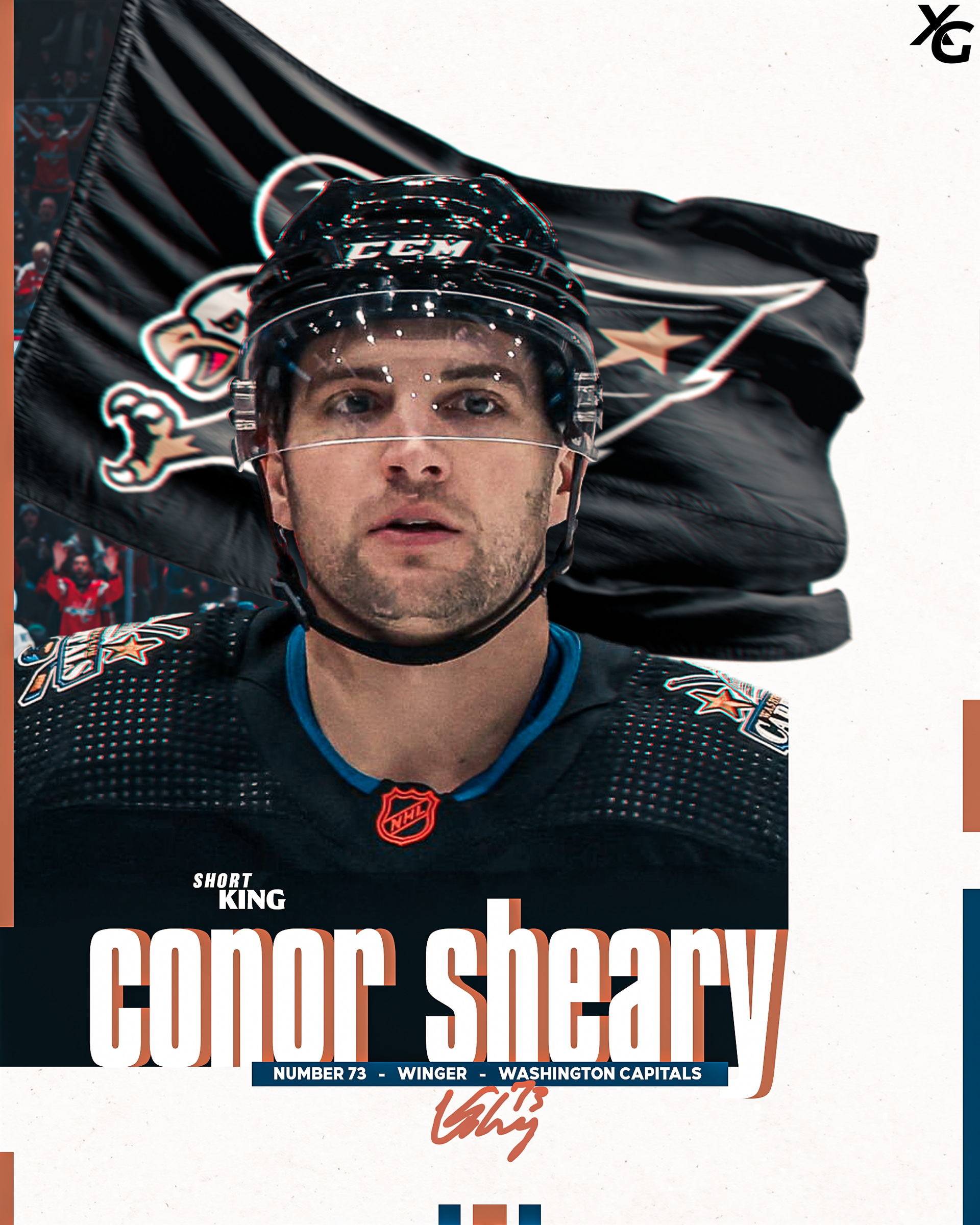 short king conor sheary graphic