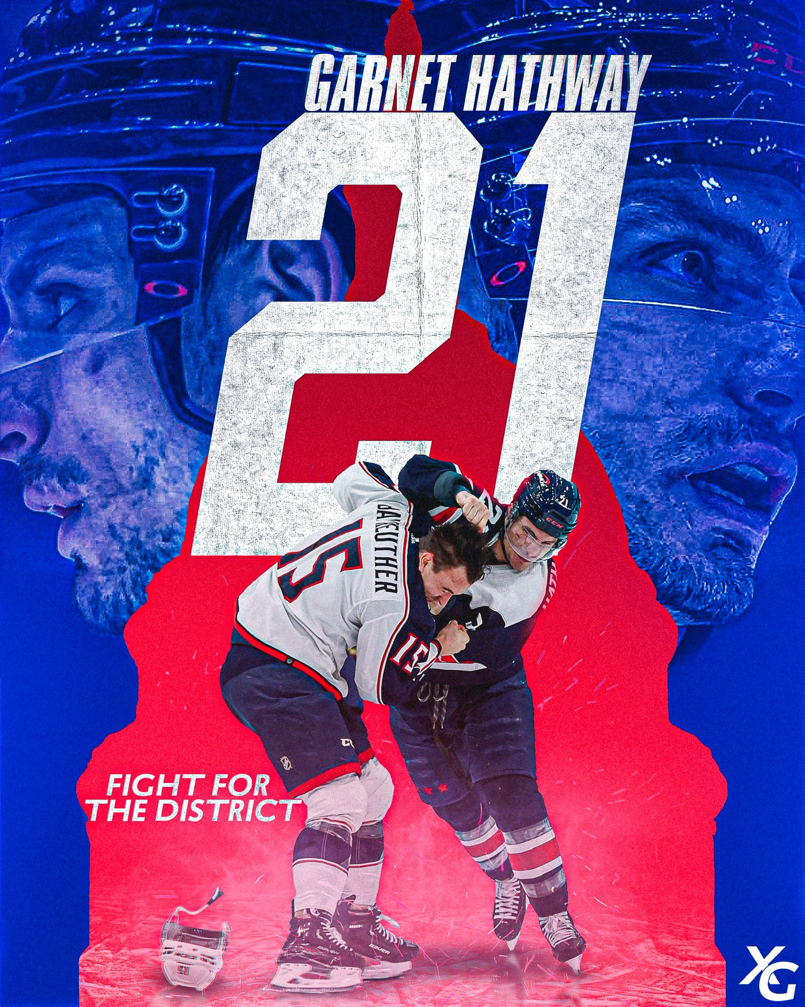 garnet hathaway | fight for the distract graphic