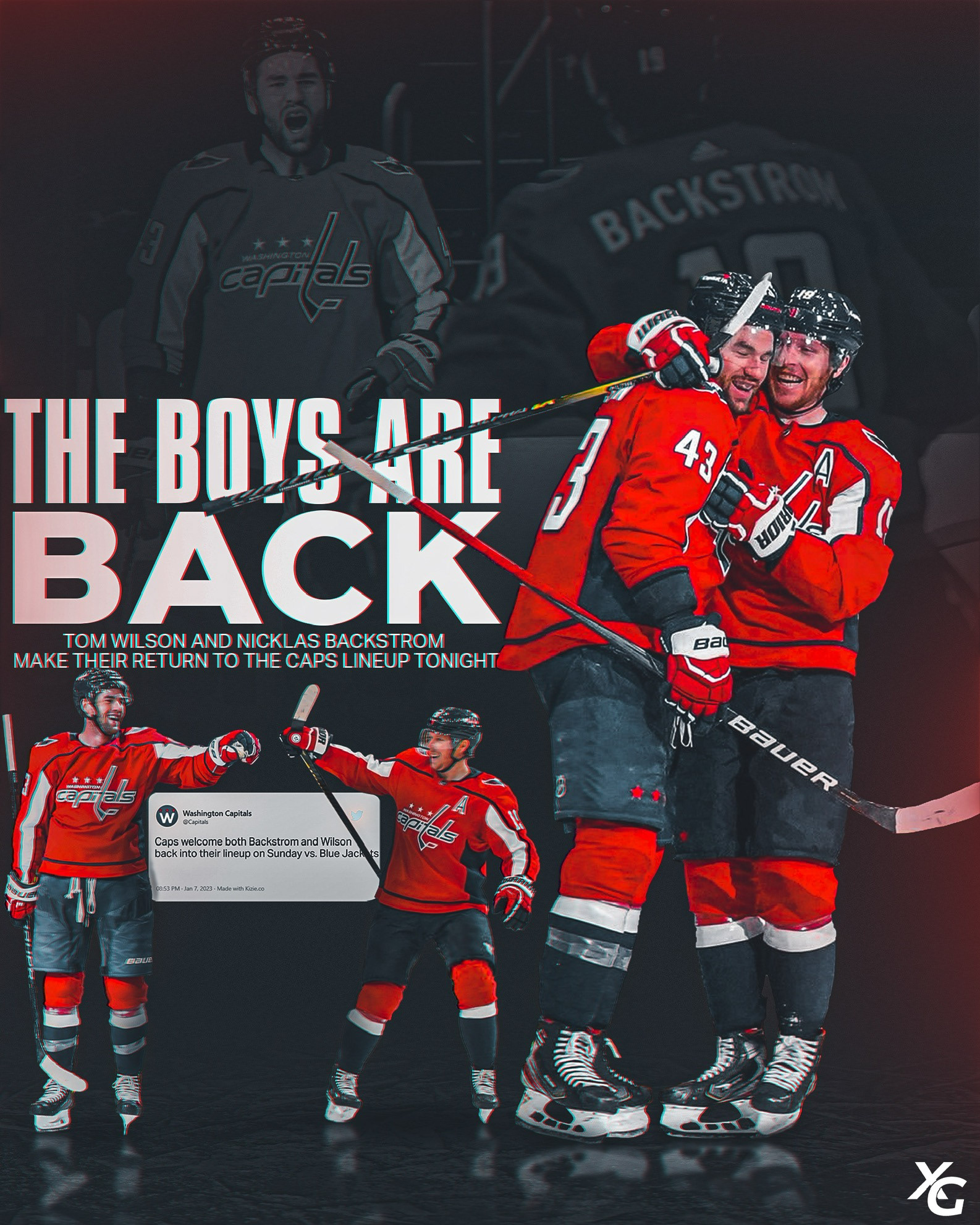 nicklas backstrom and tom wilson graphic