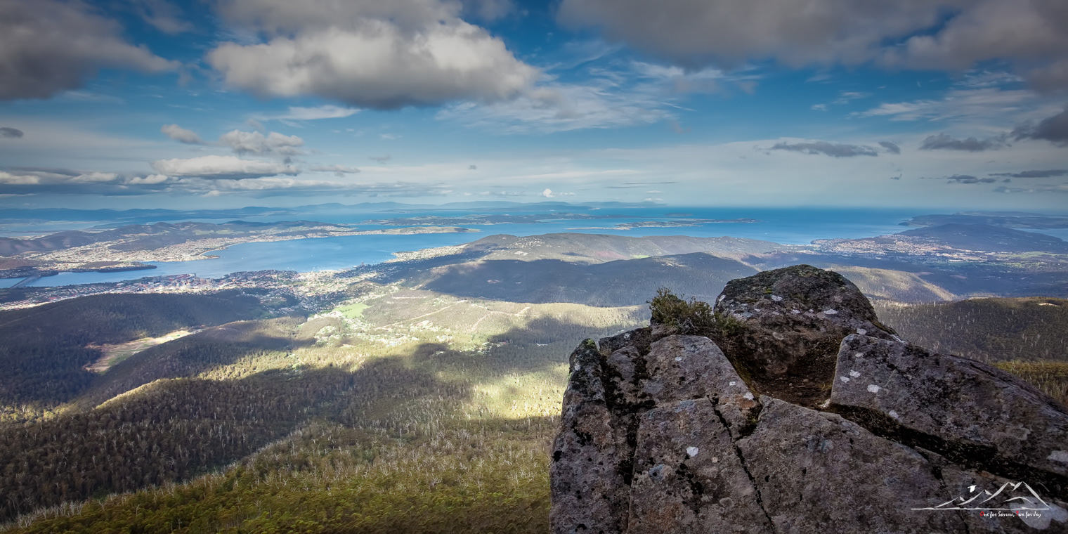 View from Mount Wellington